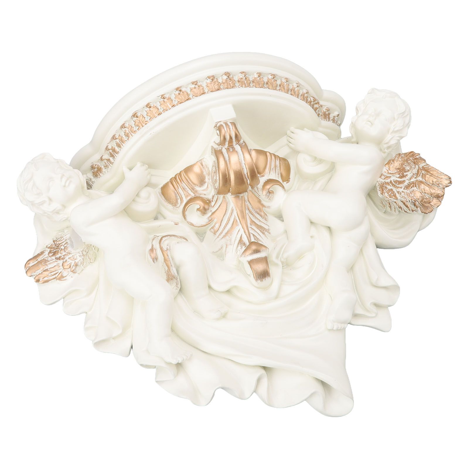 Resin Angel Wall Shelf European Exquisite Beautiful Decoration Rack for view 5