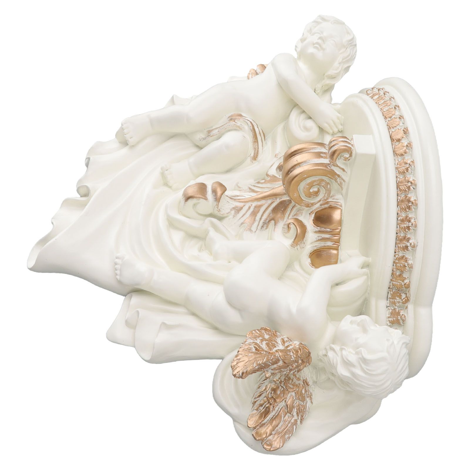 Resin Angel Wall Shelf European Exquisite Beautiful Decoration Rack for view 7