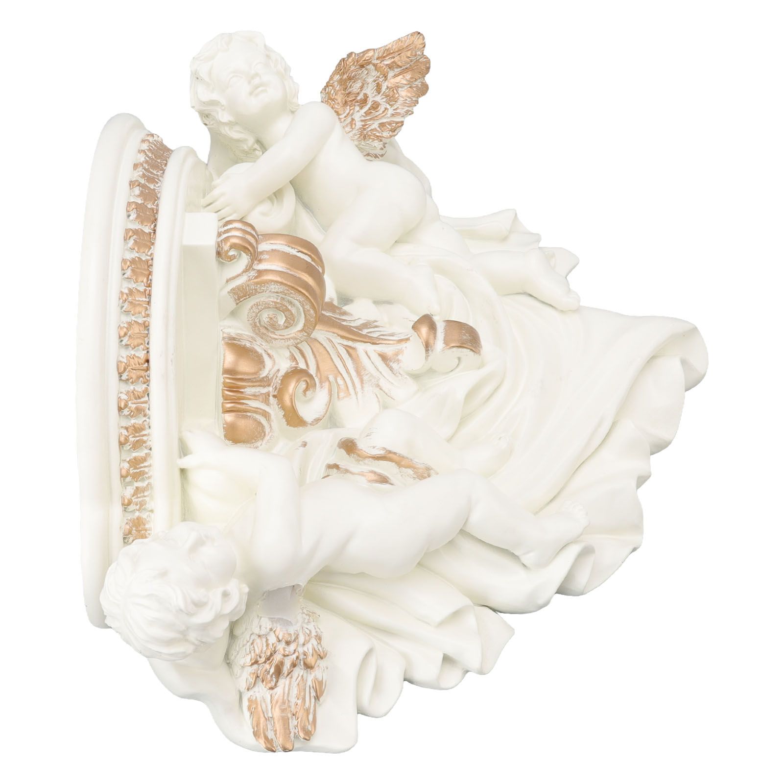 Resin Angel Wall Shelf European Exquisite Beautiful Decoration Rack for view 8