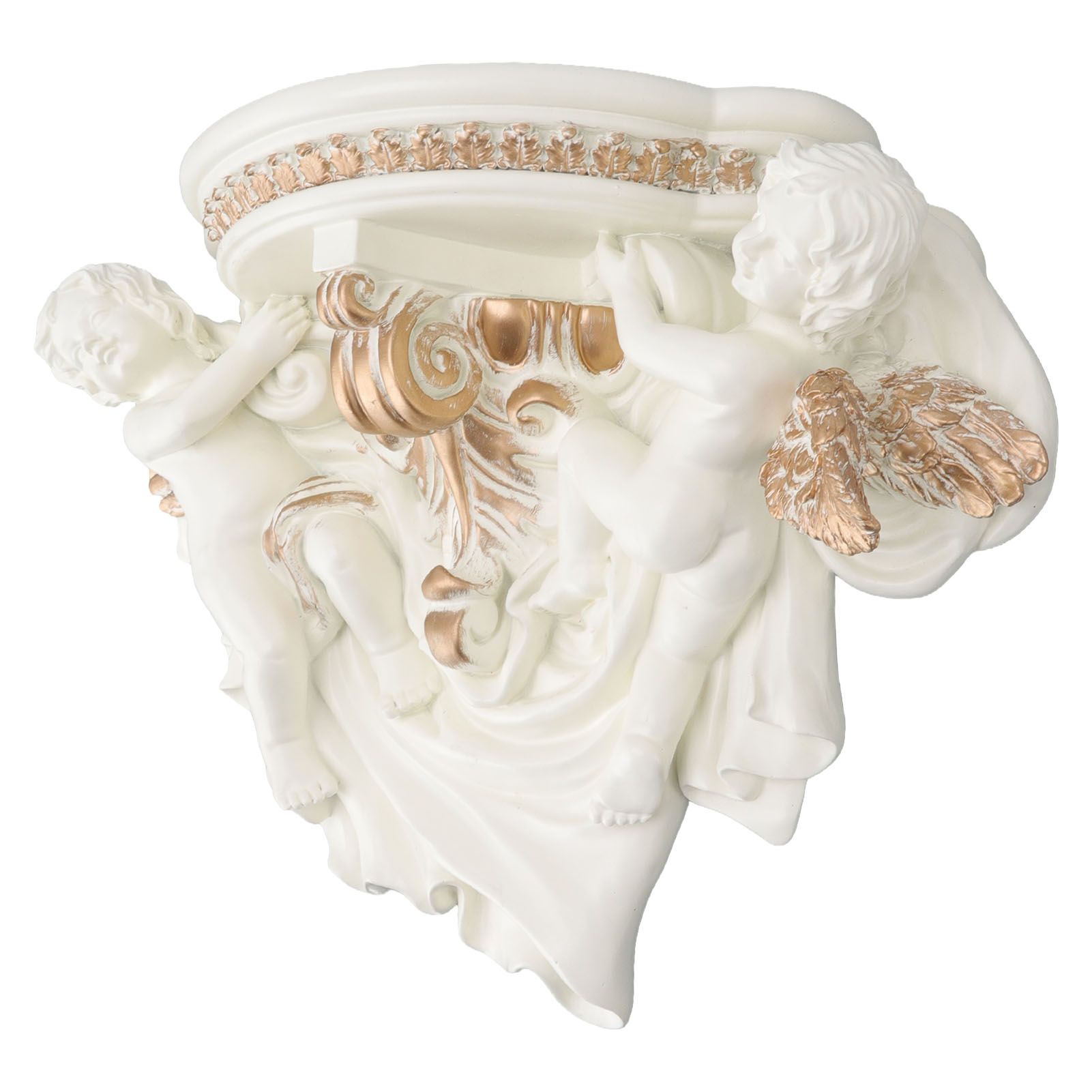 Resin Angel Wall Shelf European Exquisite Beautiful Decoration Rack for view 9