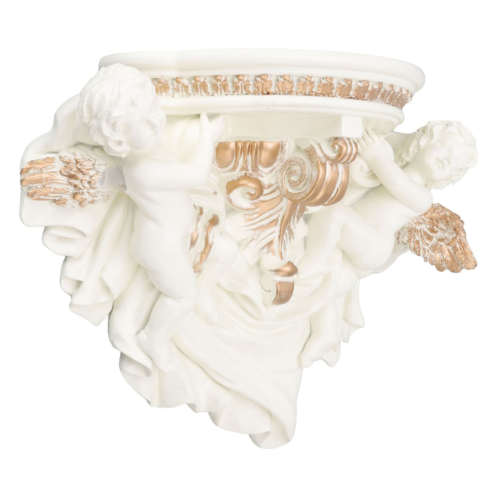 Resin Angel Wall Shelf European Exquisite Beautiful Decoration Rack for view 10
