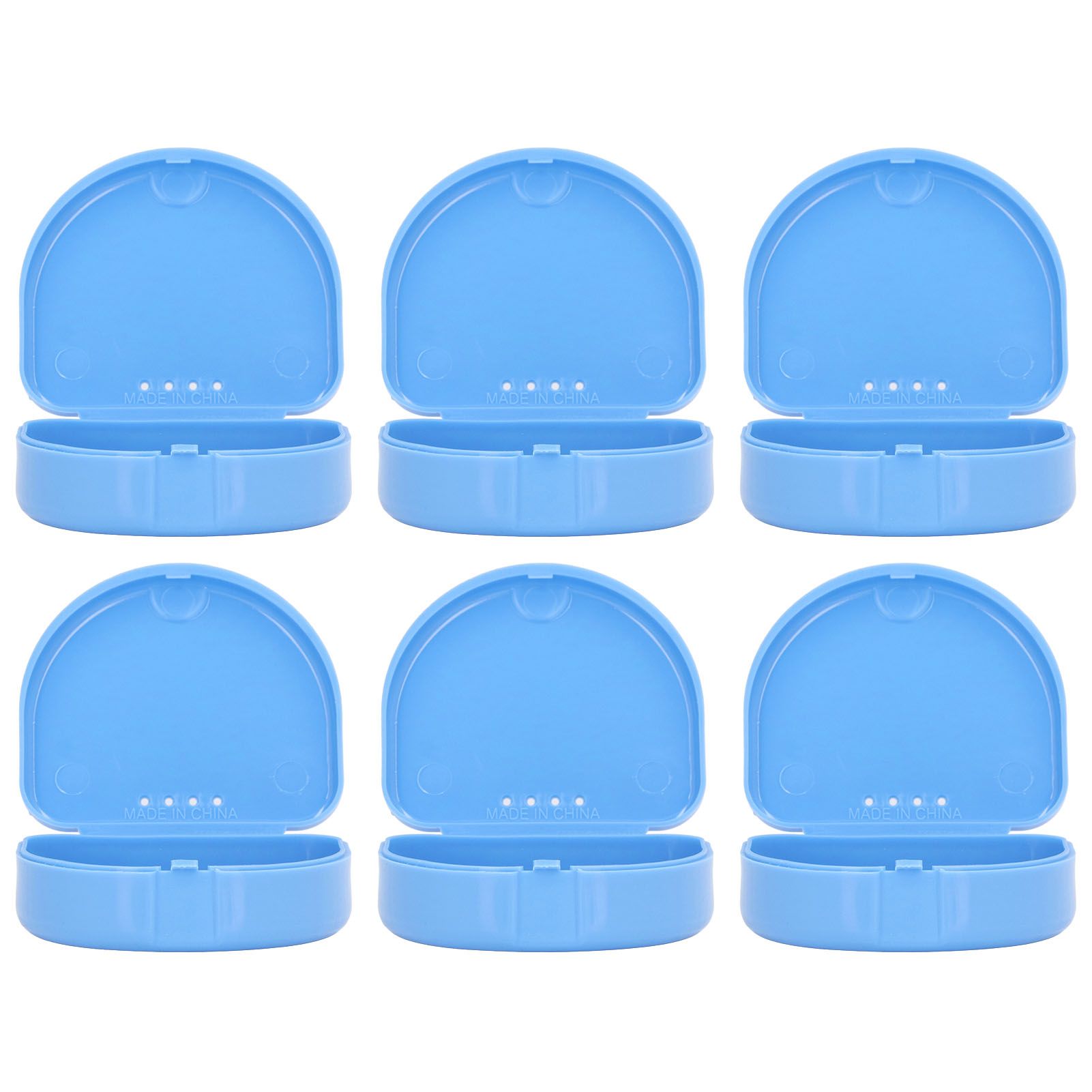 12 Pcs Denture Box Plastic Tooth Dental Orthodontic Retainer Compact Storage Case view 2
