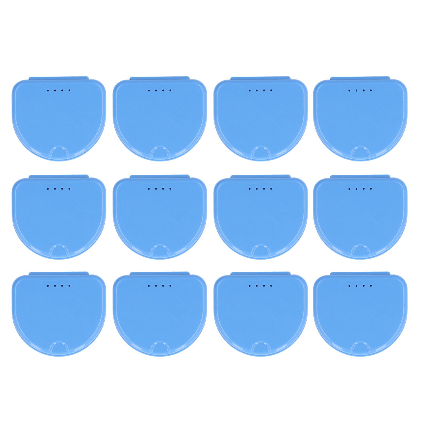 12 Pcs Denture Box Plastic Tooth Dental Orthodontic Retainer Compact Storage Case view 8