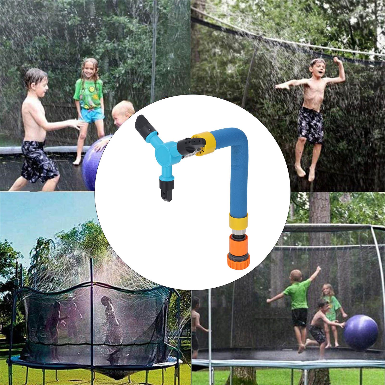 Trampoline Sprinkler Auto Rotate Children Outdoors Plastic Whirling Sprinkler view 11