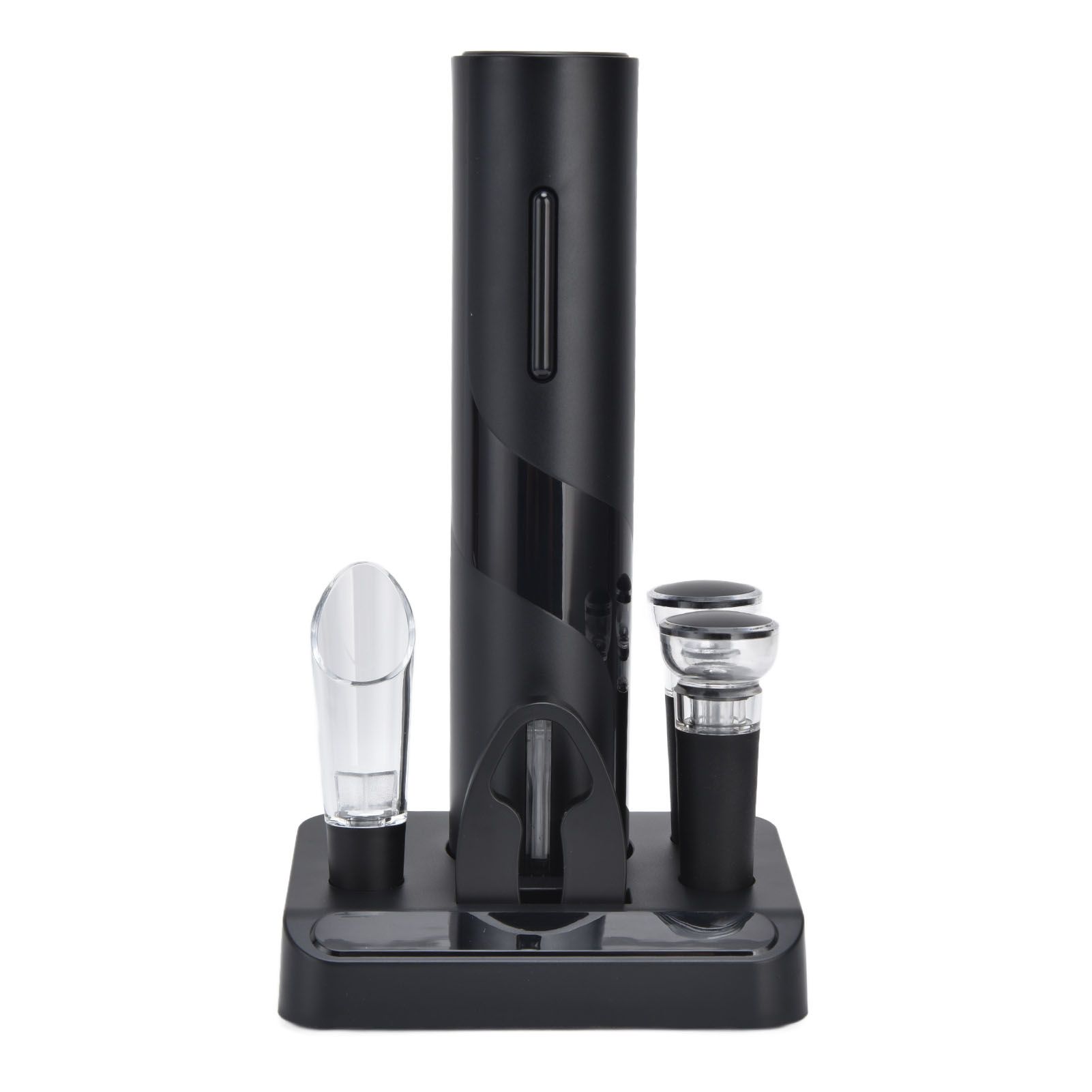Electric Wine Opener Foil Cutter Aerator Pourer Wine Stopper Set with Storage view 9