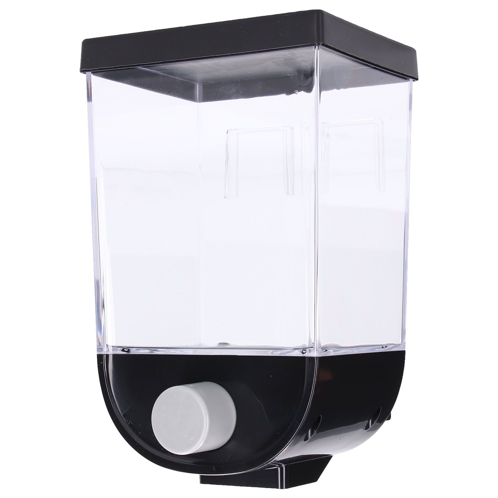 Square Dry Food Dispenser Wall Mounted Grain Storage Container Laundry Bead view 3