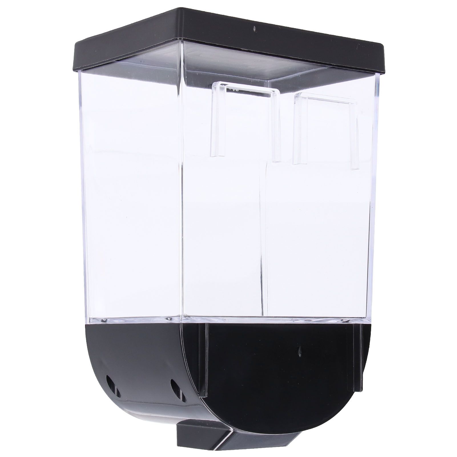 Square Dry Food Dispenser Wall Mounted Grain Storage Container Laundry Bead view 4