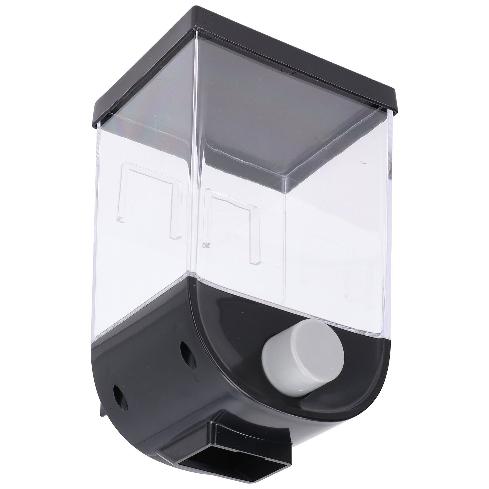 Square Dry Food Dispenser Wall Mounted Grain Storage Container Laundry Bead view 7