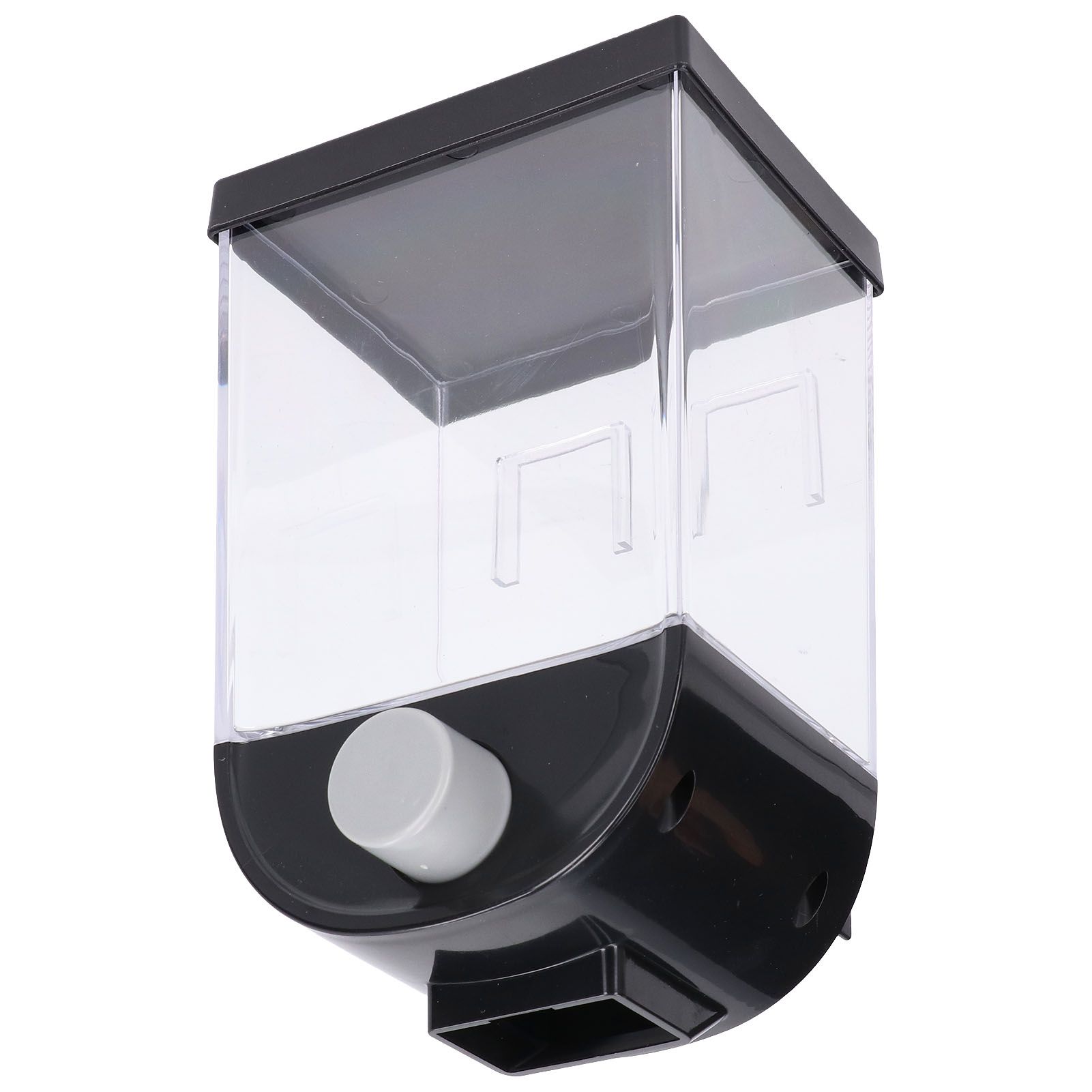 Square Dry Food Dispenser Wall Mounted Grain Storage Container Laundry Bead view 8