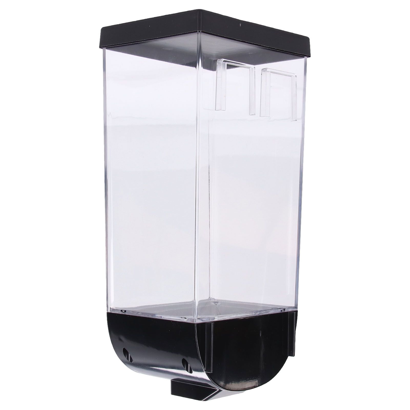 Square Dry Food Dispenser Wall Mounted Grain Storage Container Laundry Bead view 4