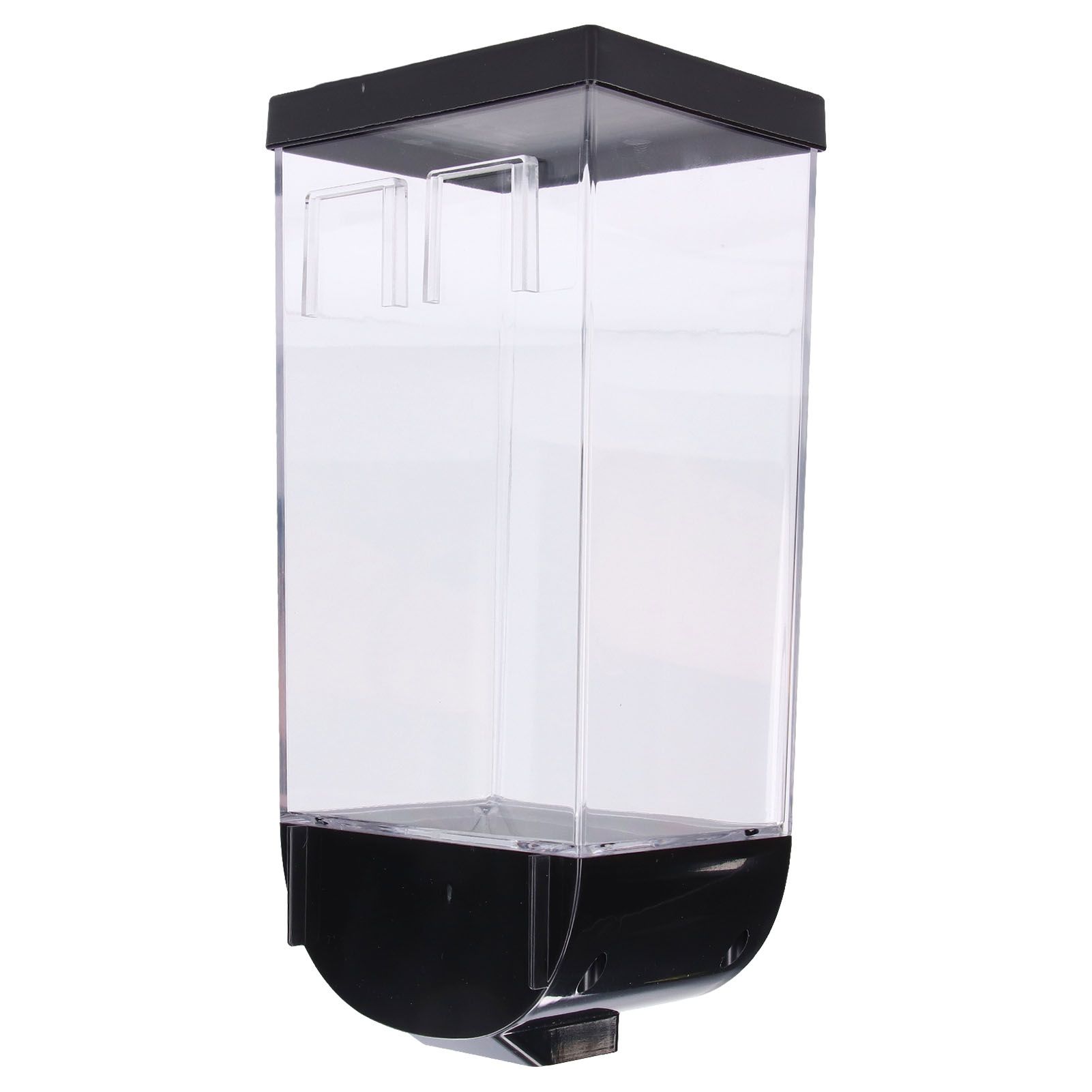 Square Dry Food Dispenser Wall Mounted Grain Storage Container Laundry Bead view 5
