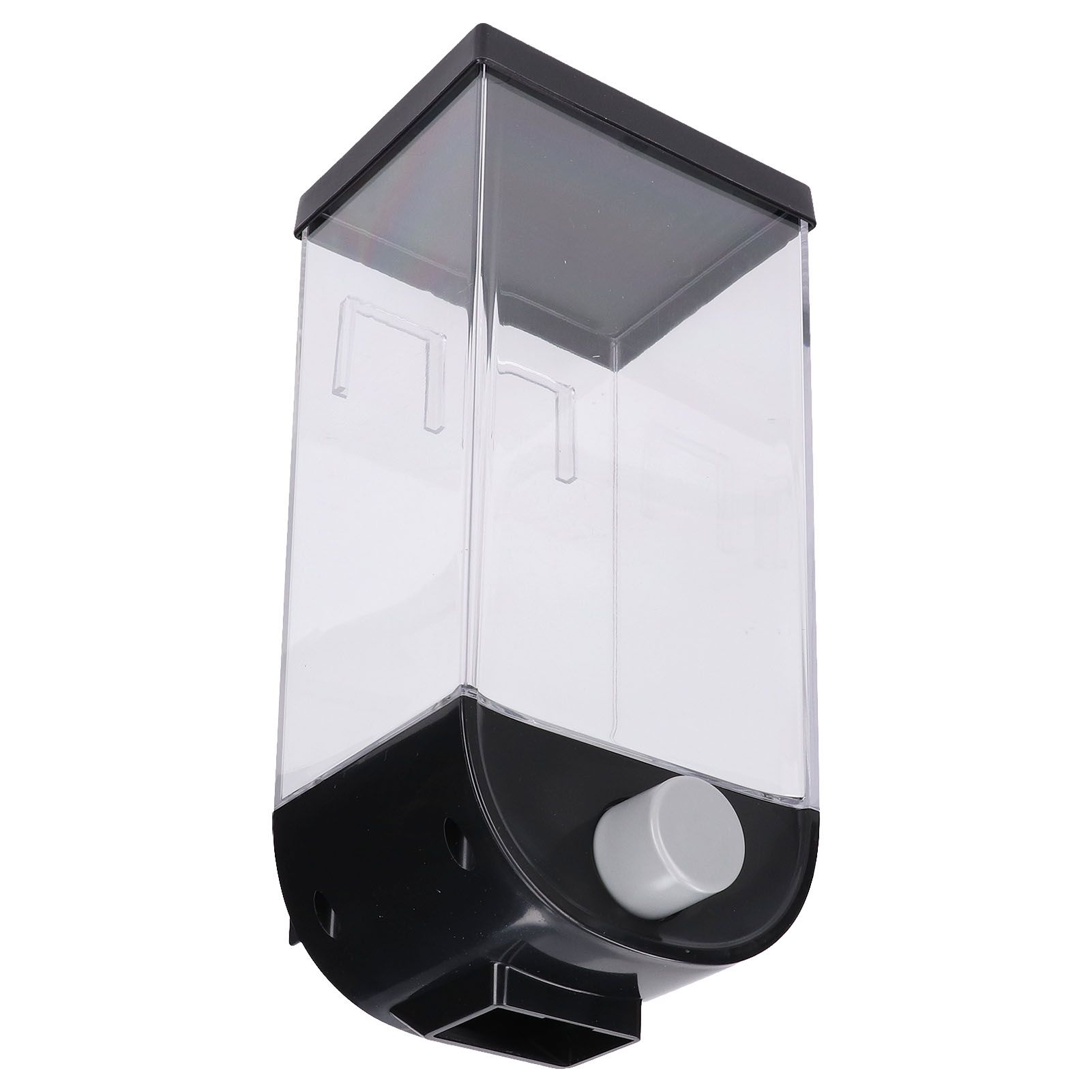 Square Dry Food Dispenser Wall Mounted Grain Storage Container Laundry Bead view 7