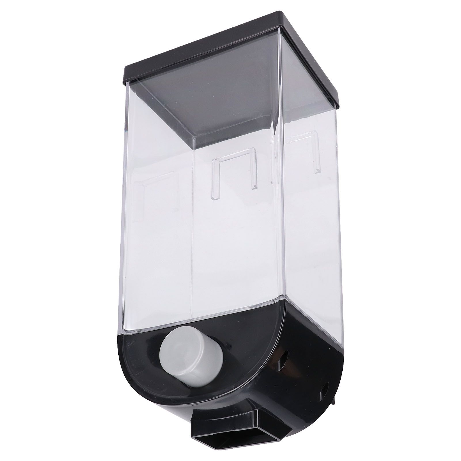 Square Dry Food Dispenser Wall Mounted Grain Storage Container Laundry Bead view 8