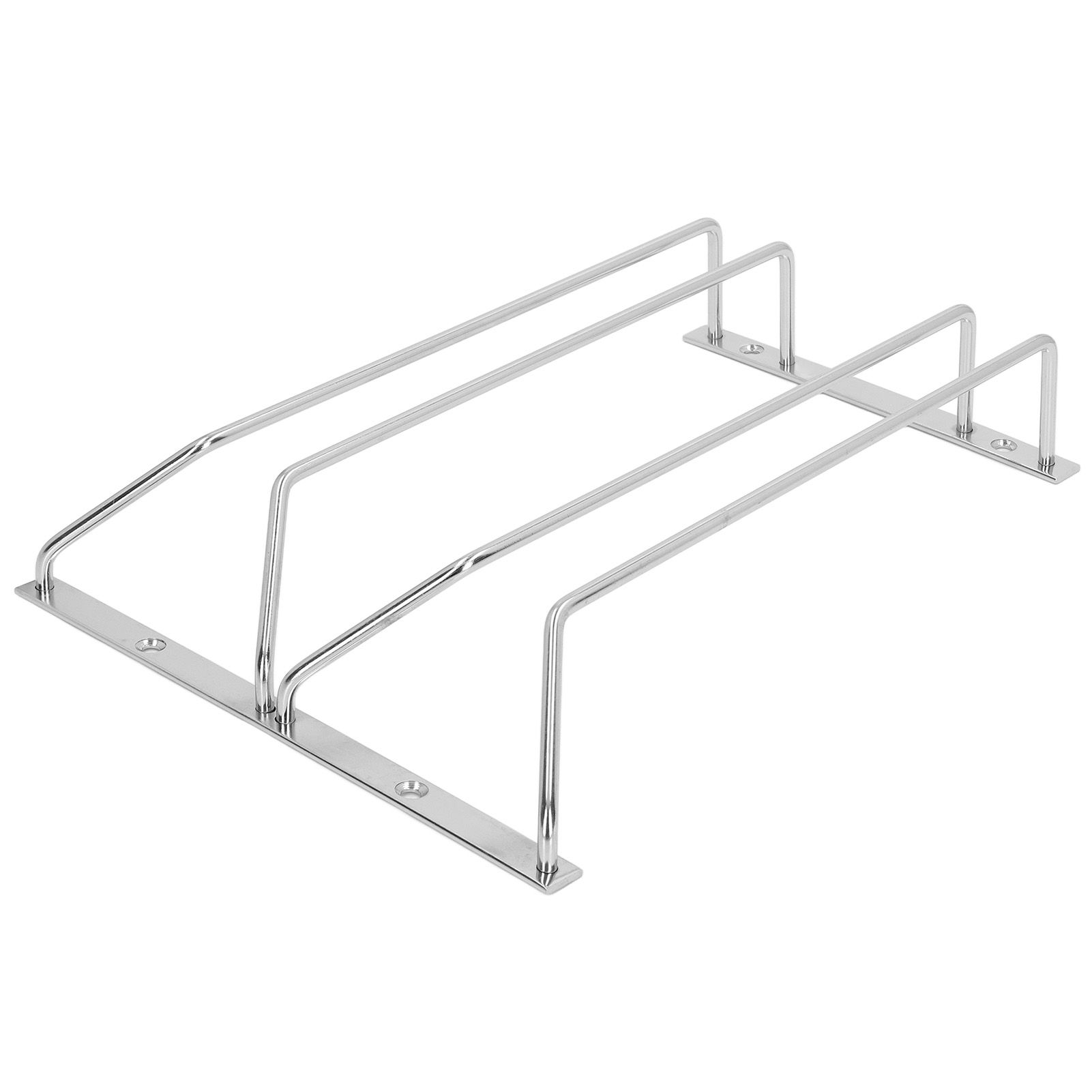 Stainless Steel Double Row Wine Glass Stemware Rack Hanging Stemware Holder view 15