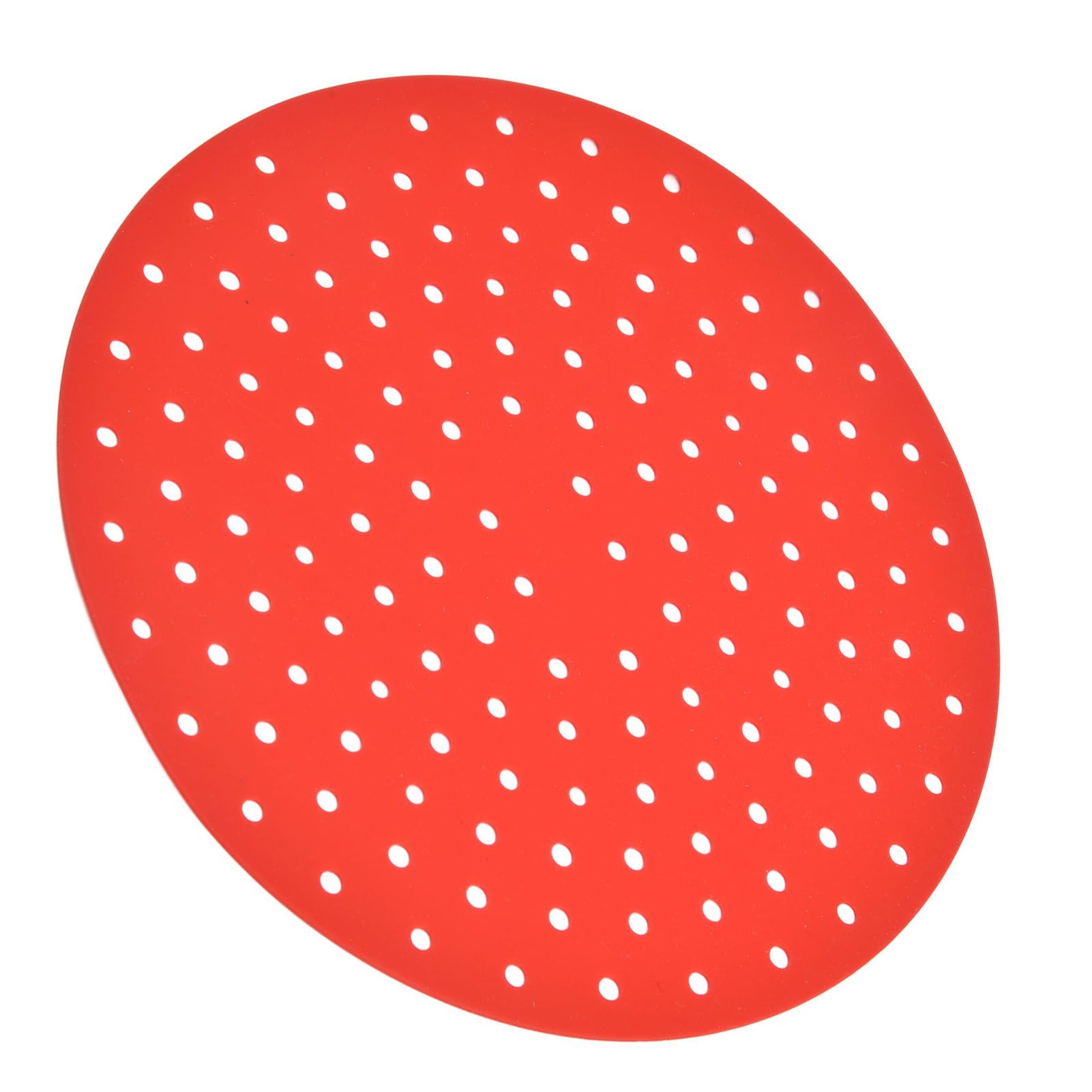 20cm Anti Slip Round Cooking Fryer Mat Anti Sticking Silicone Steamer Liners view 2