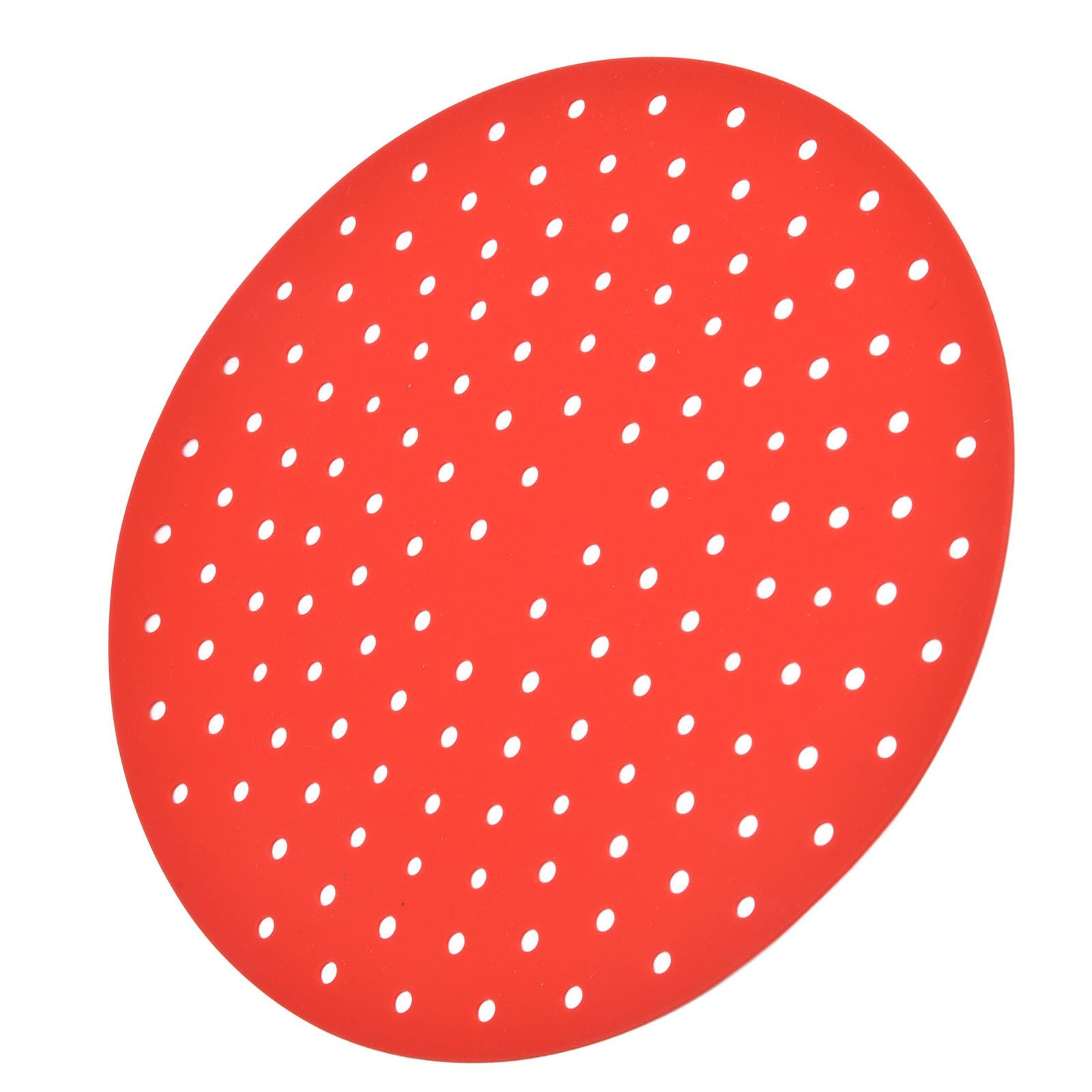 20cm Anti Slip Round Cooking Fryer Mat Anti Sticking Silicone Steamer Liners view 3