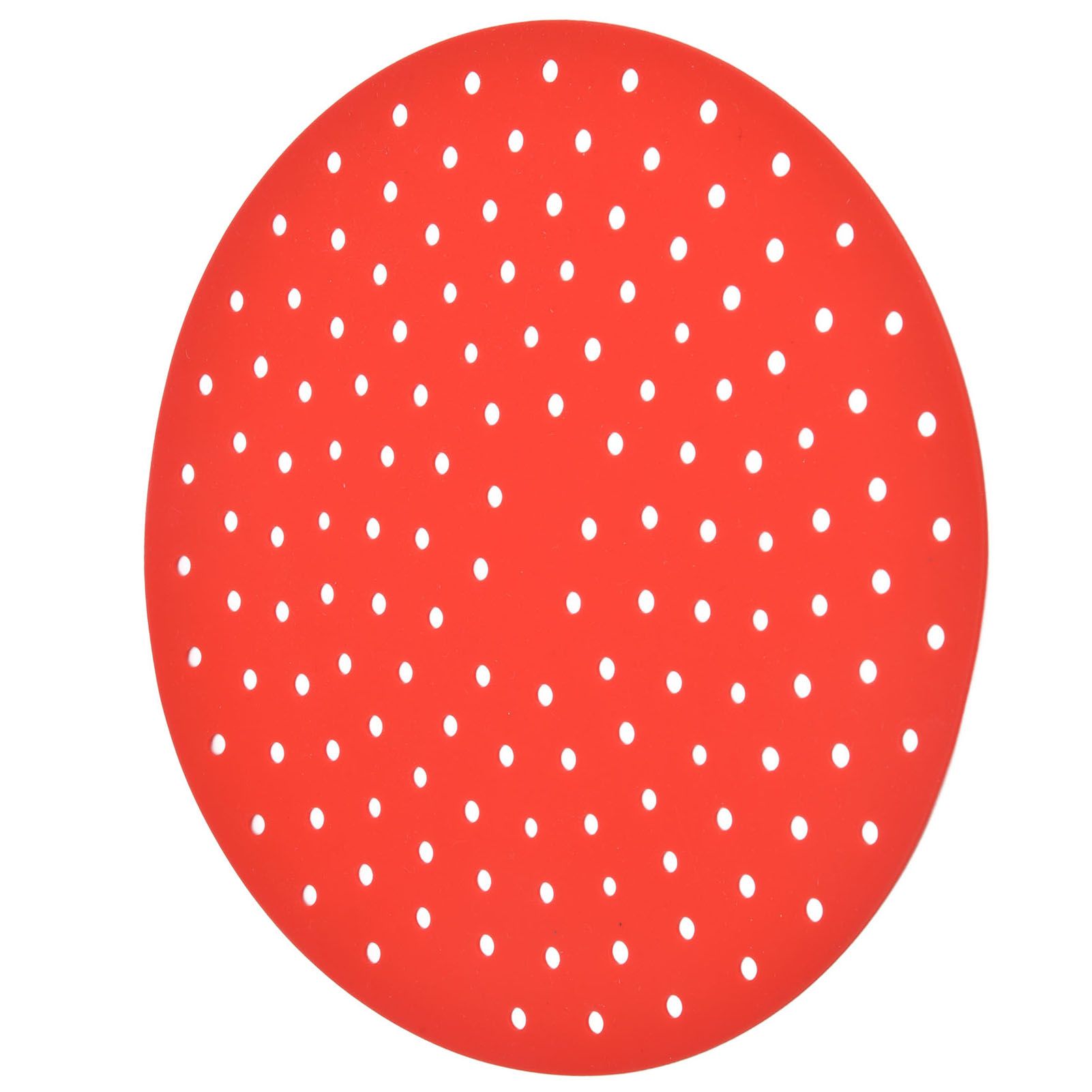 20cm Anti Slip Round Cooking Fryer Mat Anti Sticking Silicone Steamer Liners view 4