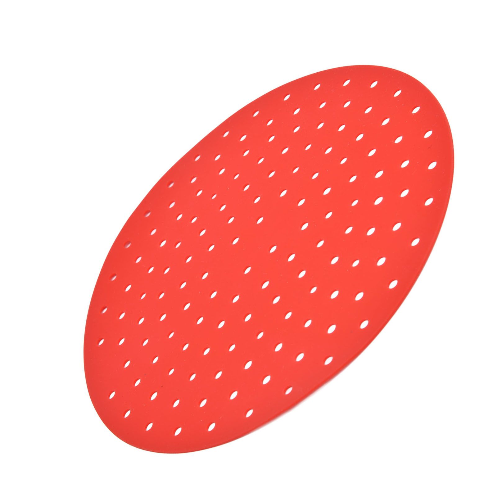20cm Anti Slip Round Cooking Fryer Mat Anti Sticking Silicone Steamer Liners view 6