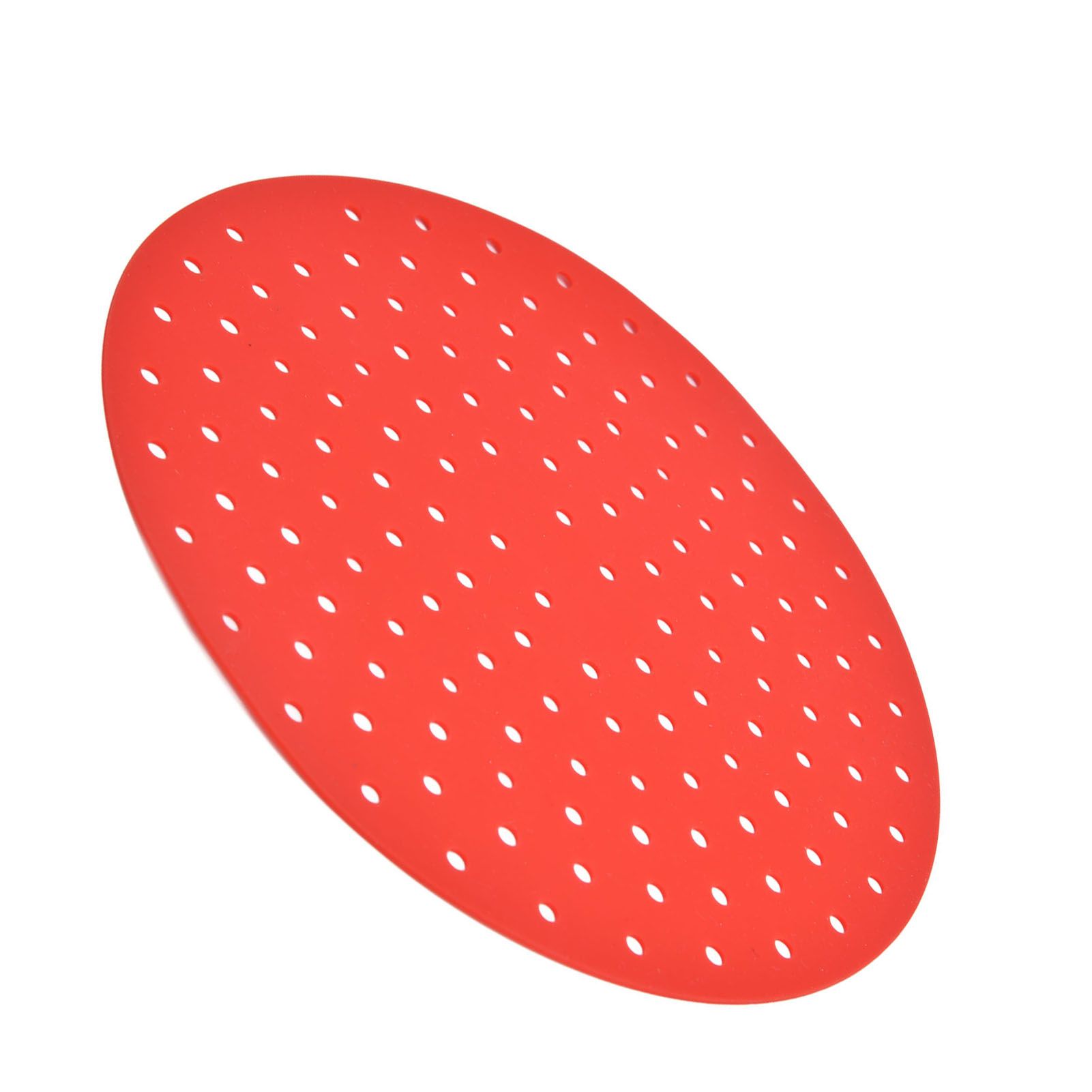 20cm Anti Slip Round Cooking Fryer Mat Anti Sticking Silicone Steamer Liners view 7