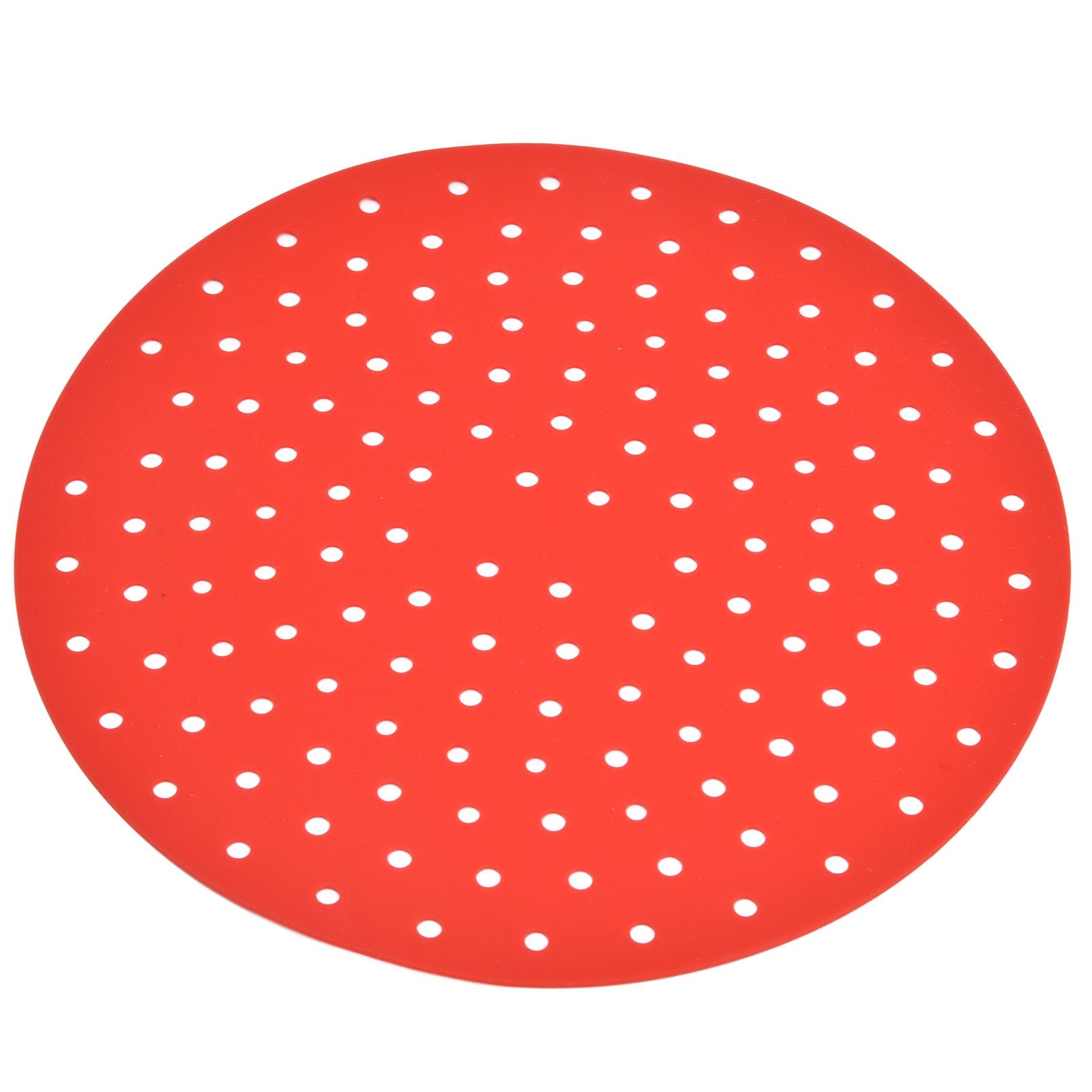 20cm Anti Slip Round Cooking Fryer Mat Anti Sticking Silicone Steamer Liners view 9