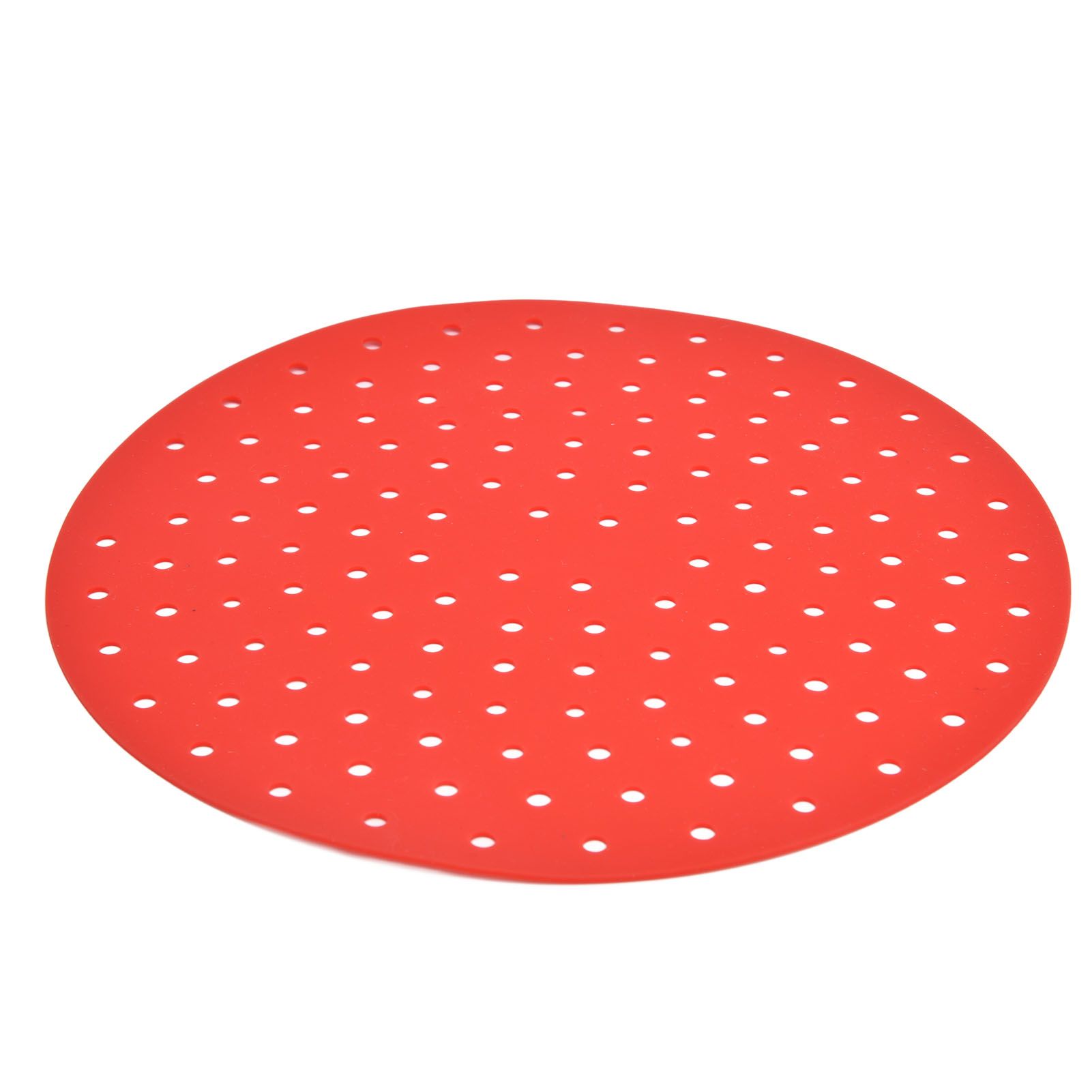 20cm Anti Slip Round Cooking Fryer Mat Anti Sticking Silicone Steamer Liners view 10