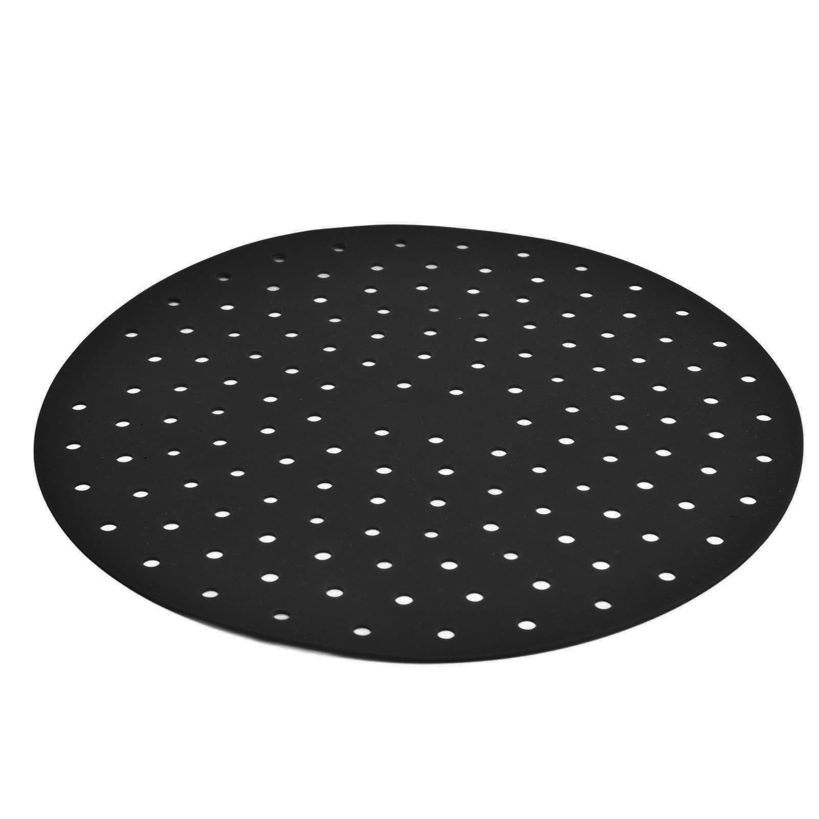 20cm Anti Slip Round Cooking Fryer Mat Anti Sticking Silicone Steamer Liners view 2