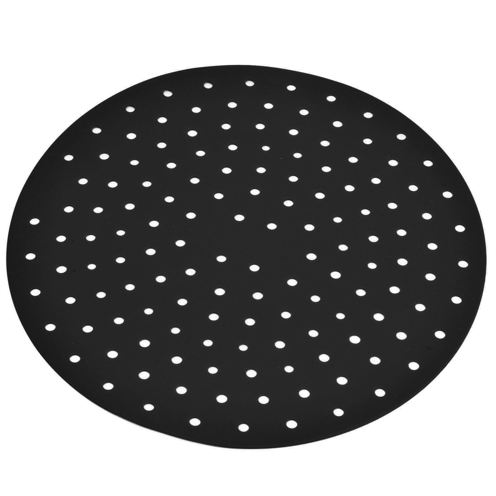 20cm Anti Slip Round Cooking Fryer Mat Anti Sticking Silicone Steamer Liners view 3