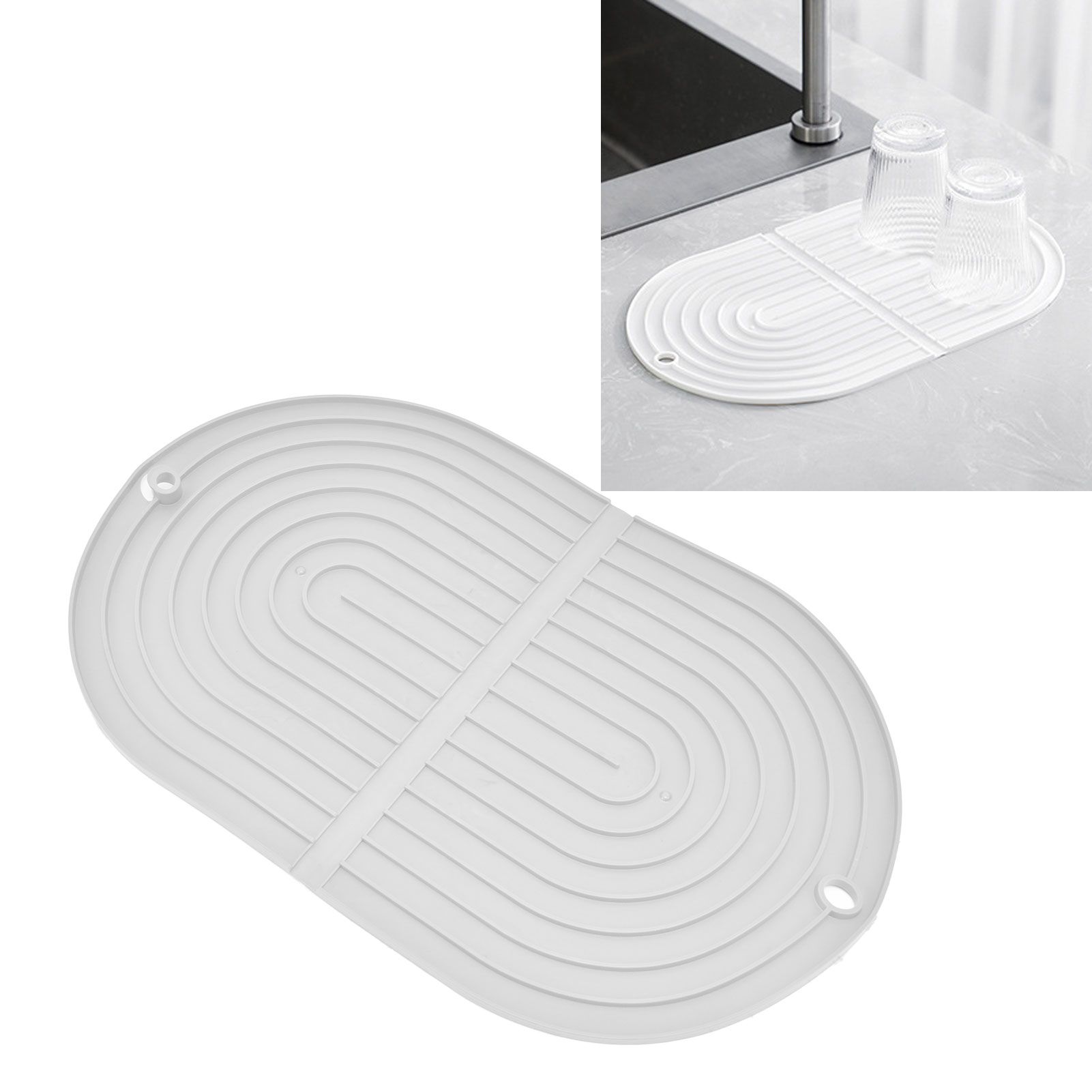 Multifunctional Dish Drying Mat Foldable Dish Drying Pad Heat Insulation Cup view 11