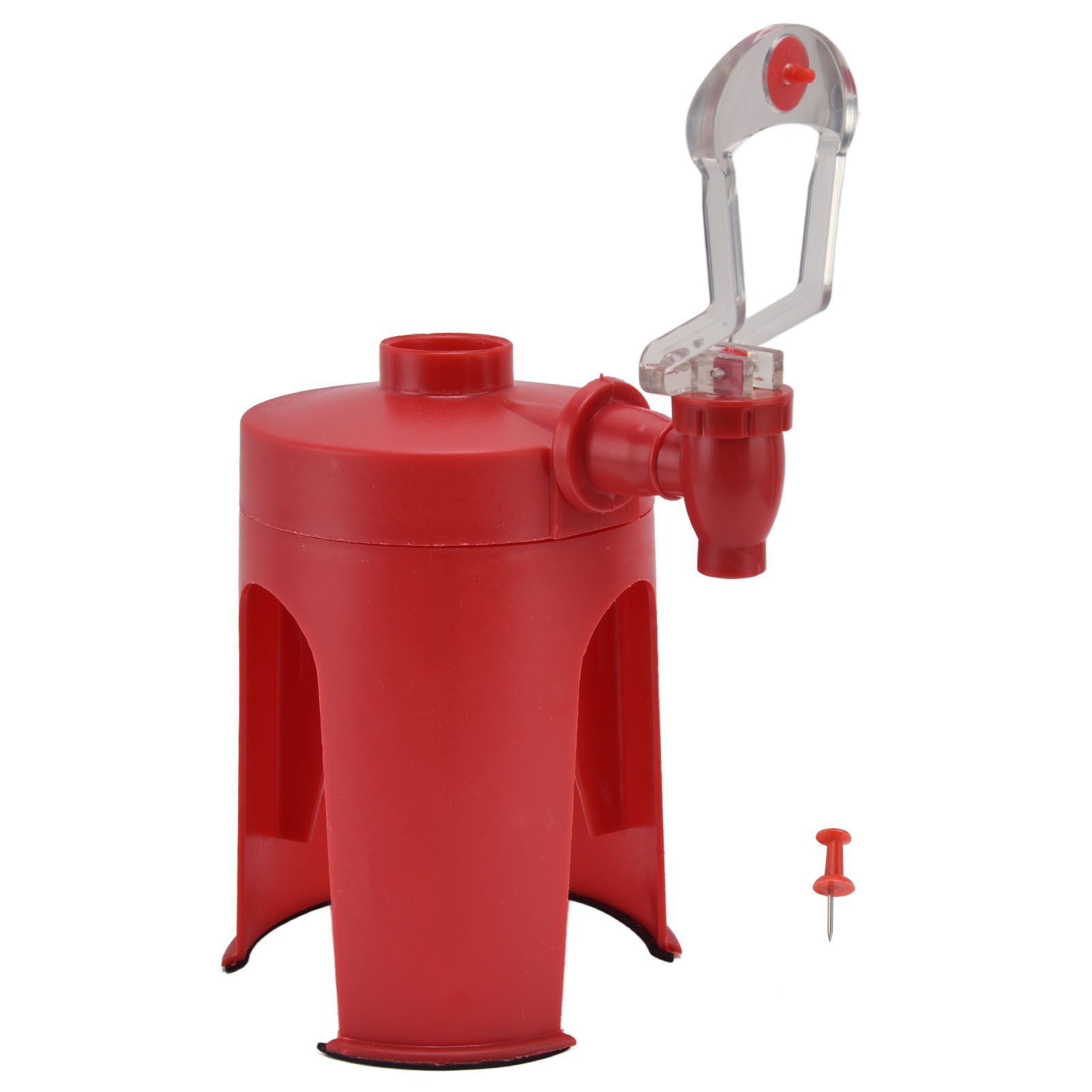 Water Dispenser Mini Automatic Red Upside Down Drink Fountain for Home