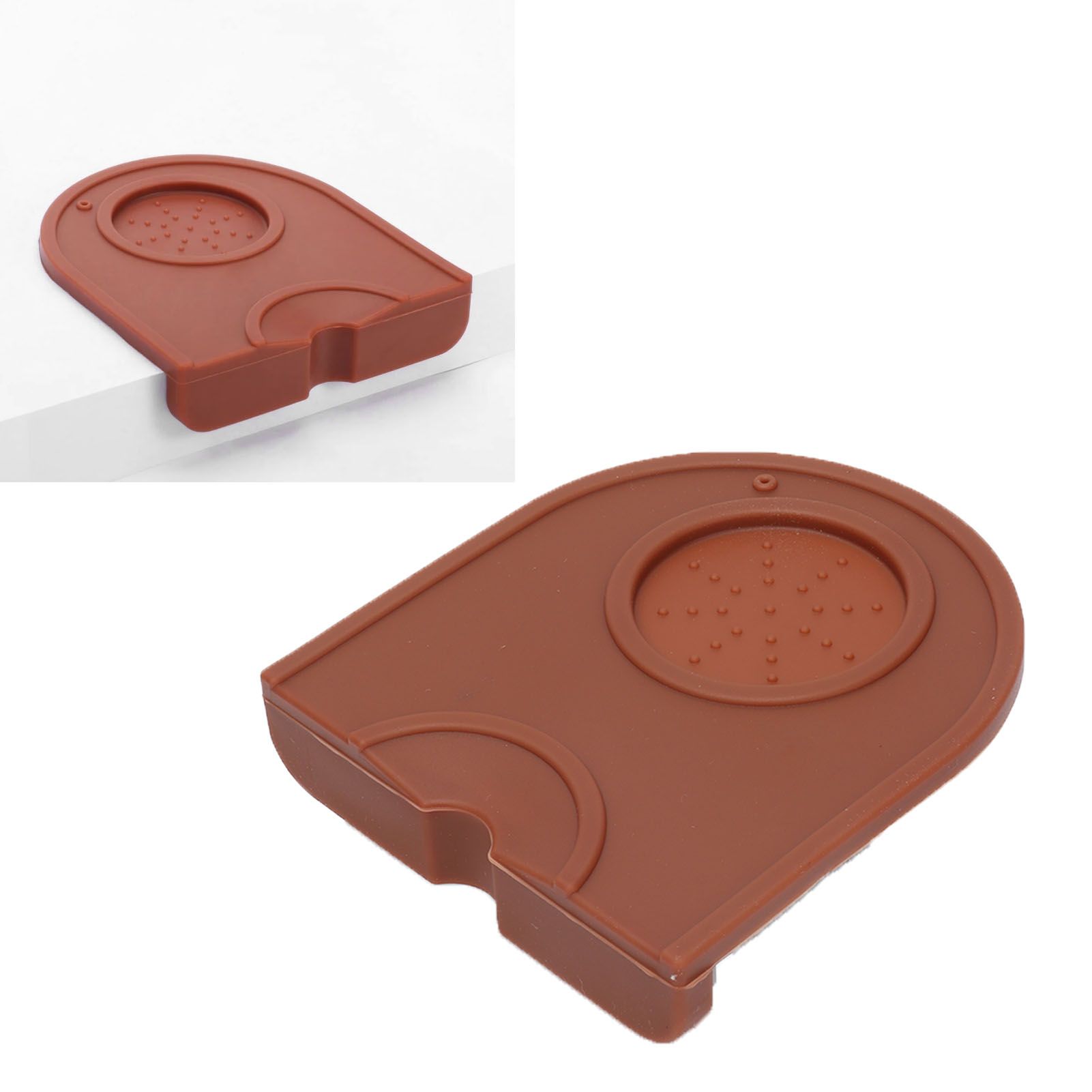 Coffee Tamper Pad Silicone Anti Slip Tamper Mat Soft Harmless Corner Tamping view 11