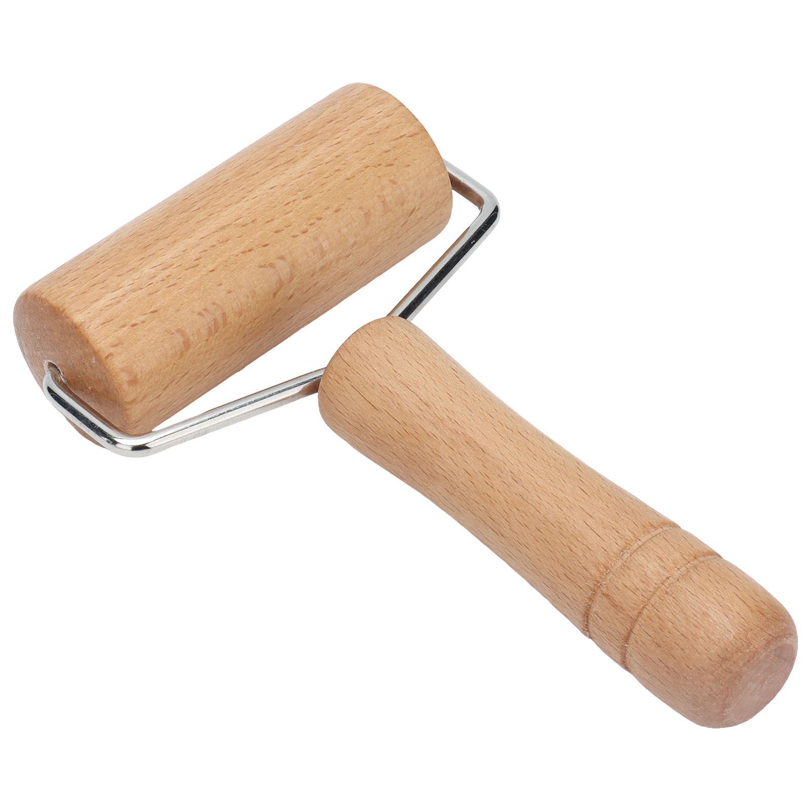 Wood Rolling Pin Pastry Pizza Hand Dough Roller for Bakery Kitchen Cake Bread view 7