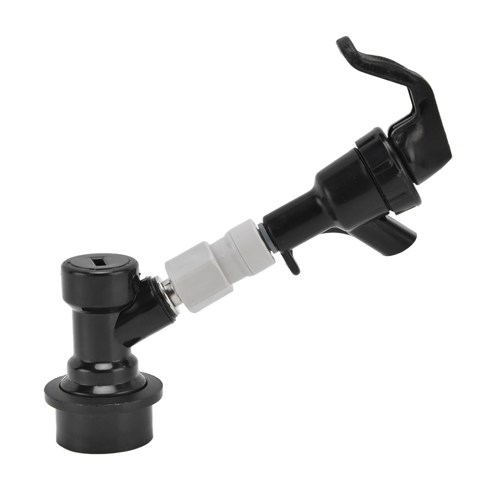 Beer Dispenser Plastic Black Portable Beer Tap Faucet for Outdoor Picnic Party