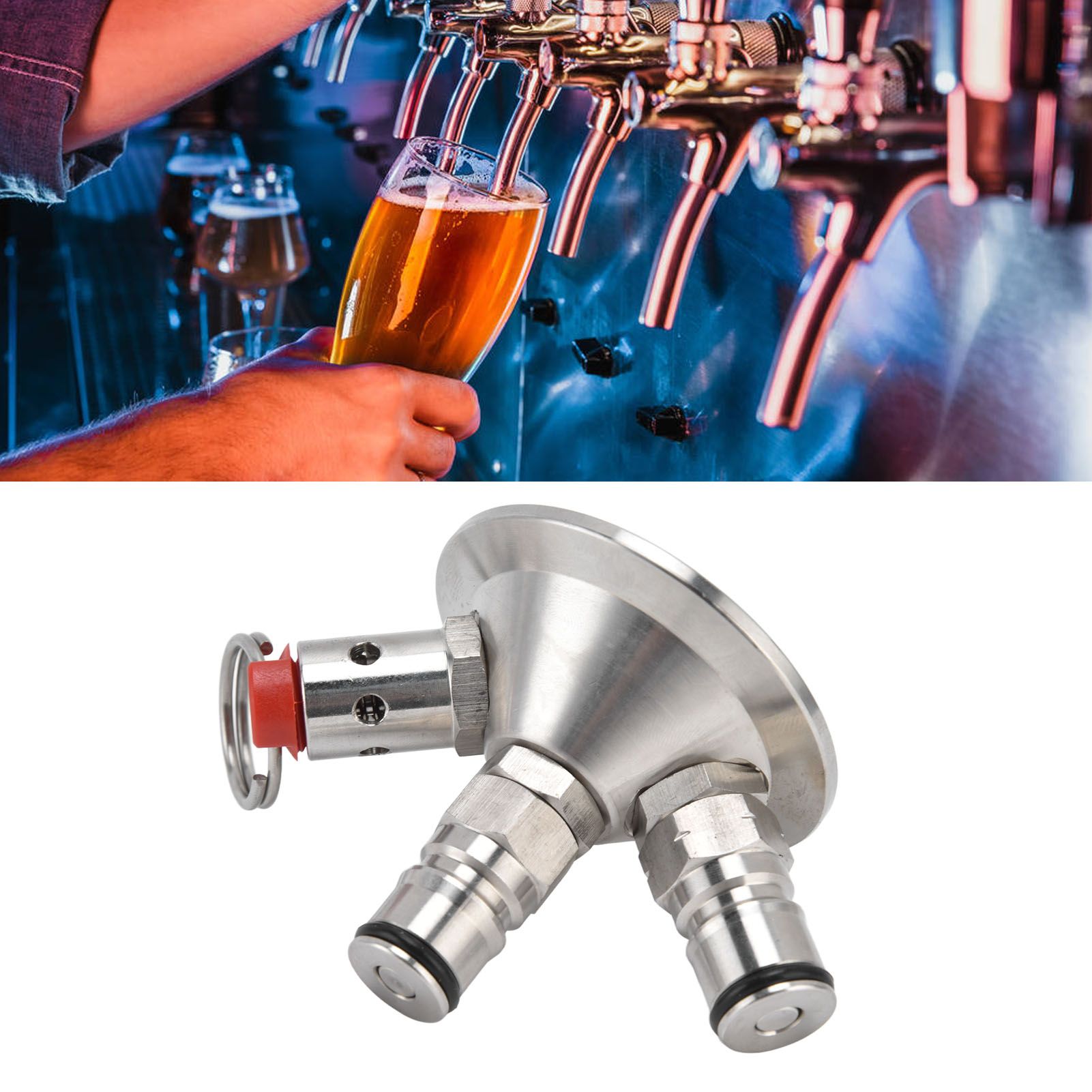 Stainless Steel Beer Spear Harmless Mini Beer Keg Dispenser Spear Brewing view 11