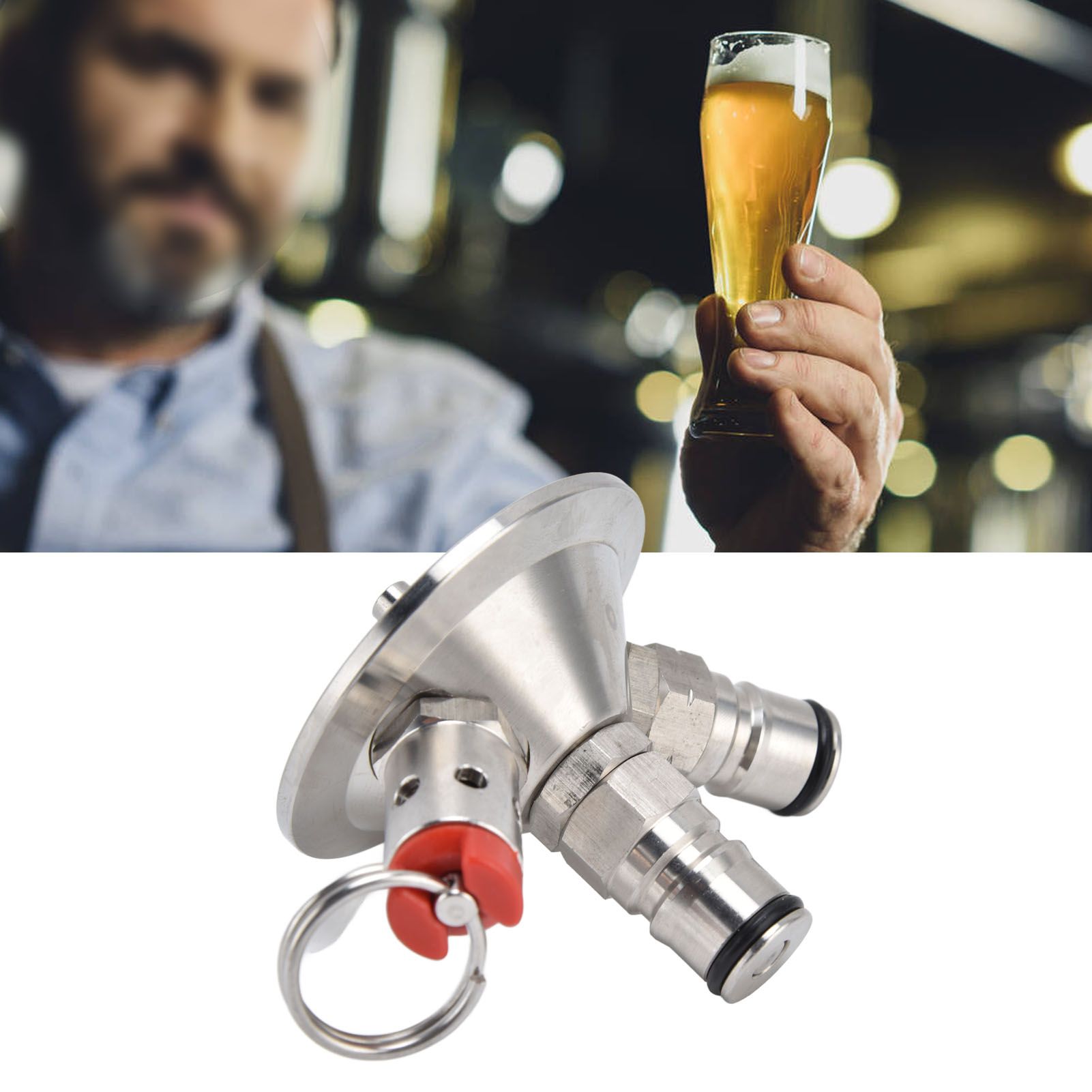 Stainless Steel Beer Spear Harmless Mini Beer Keg Dispenser Spear Brewing view 12