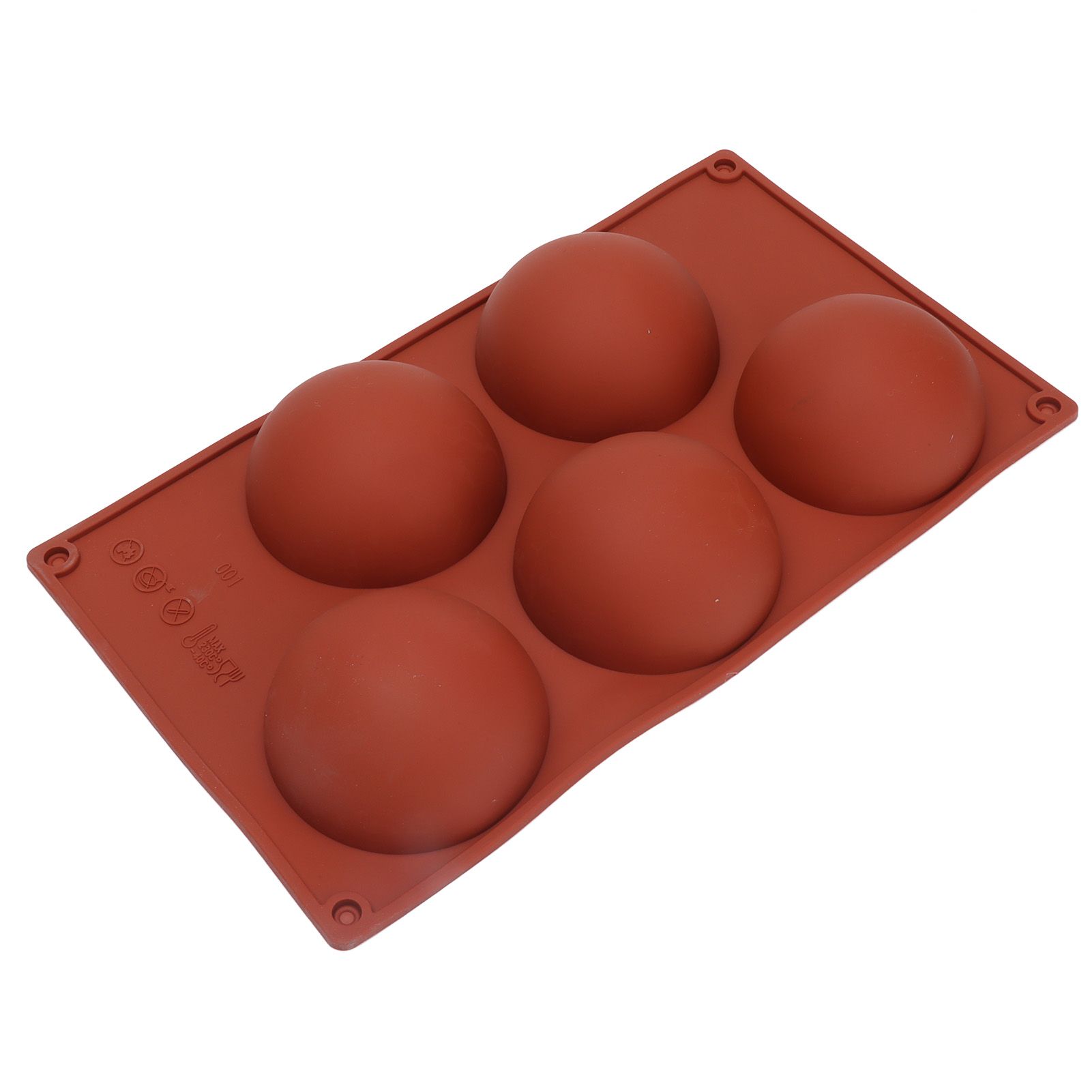 Hemisphere Silicone 3D Mold Chocolate Mould for Making Chocolate Pastry Cake view 7