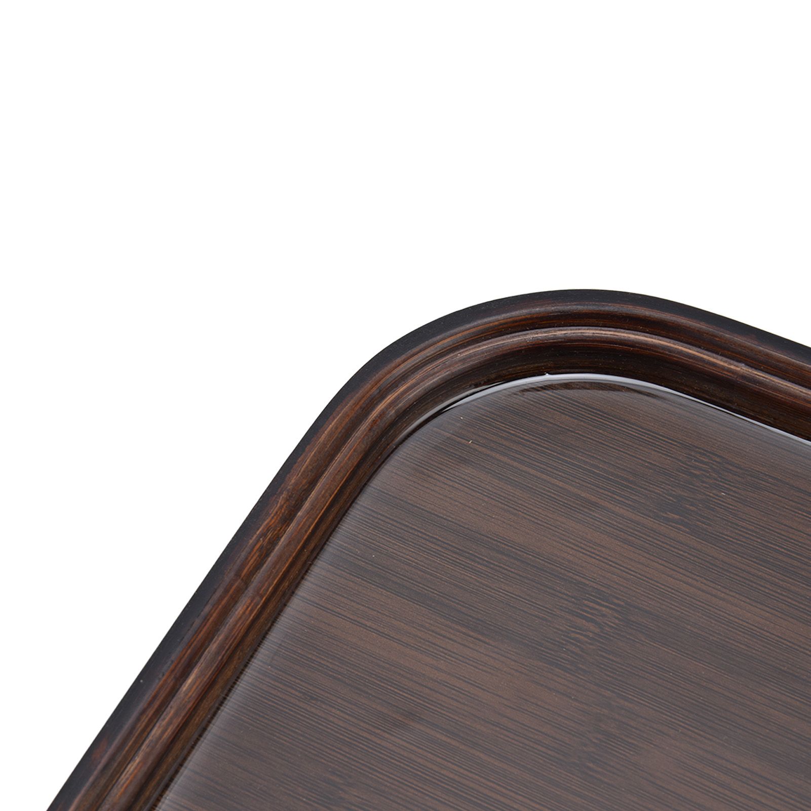 Bamboo Tea Tray Japanese Simple Novel Beautiful Resin Walnut Tea Tray for Home view 14