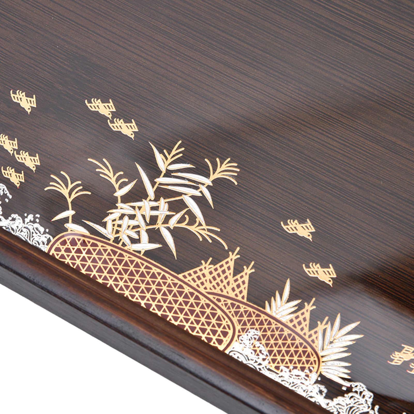 Bamboo Tea Tray Japanese Simple Novel Beautiful Resin Walnut Tea Tray for Home view 15