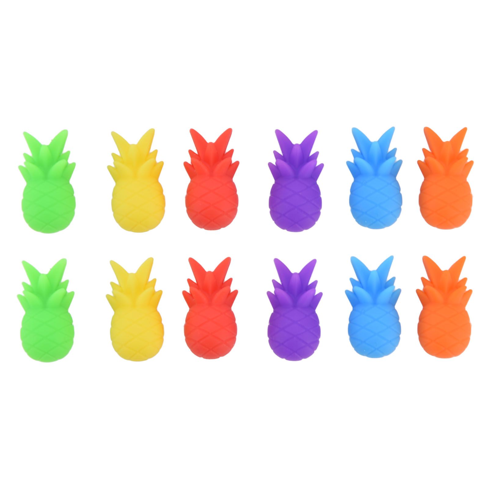 12PCS Wine Glass Marker Drinking Cup Identification Label Silicone Drinking