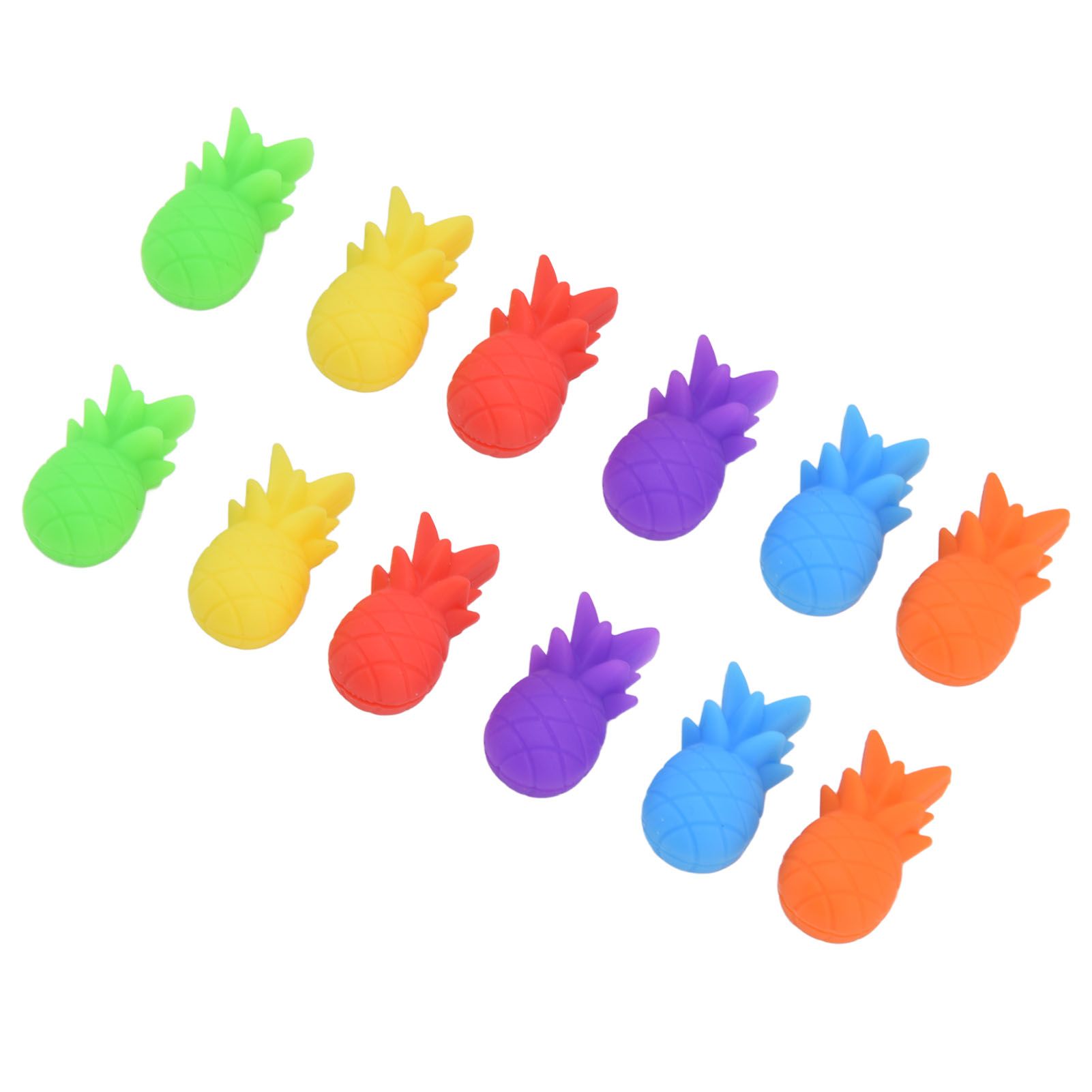 12PCS Wine Glass Marker Drinking Cup Identification Label Silicone Drinking view 7