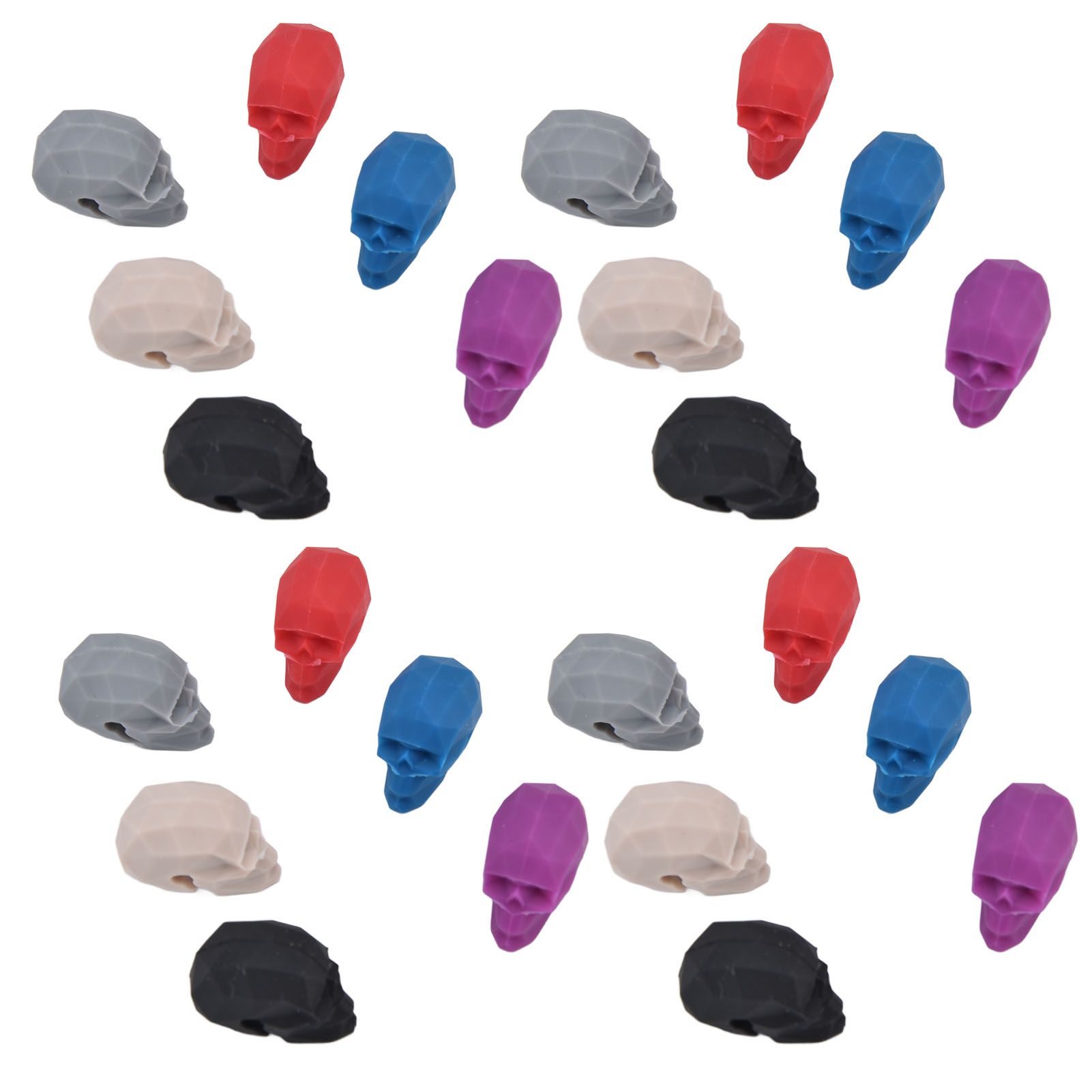4Set Wine Cup Marker Unique Shape Drinking Glass Tag Silicone Cup view 4