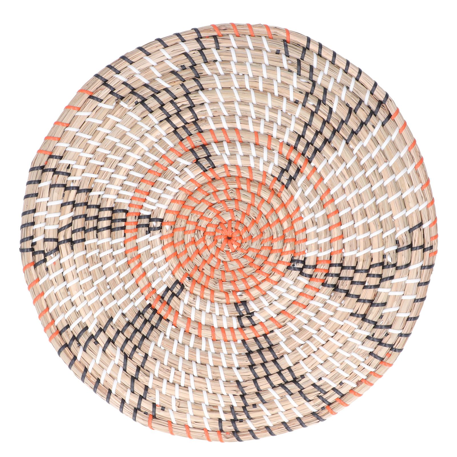 Insulation Pad Nordic Straw Woven Placemats Heat Insulation Pads Homestay Wall — image 1