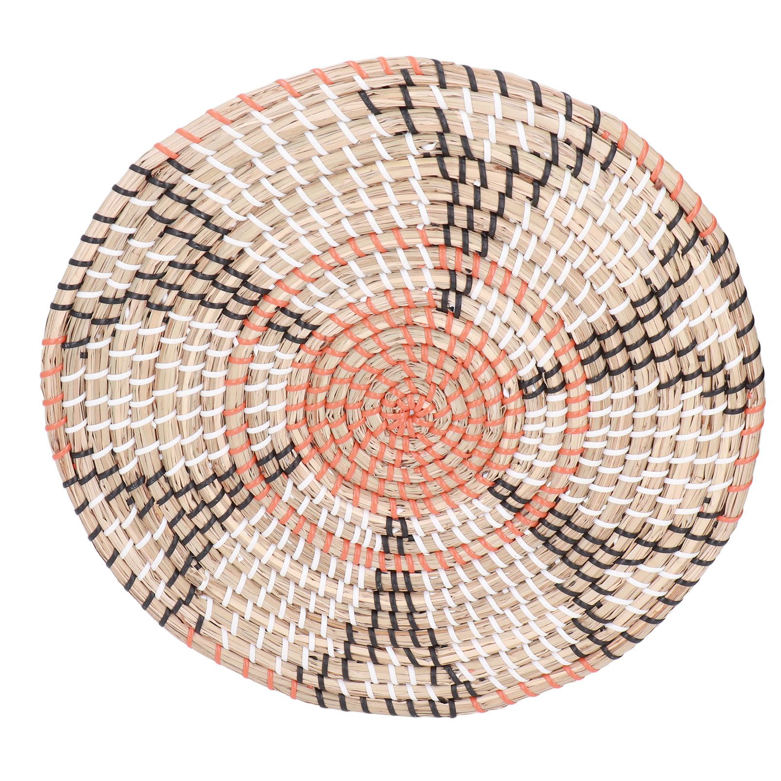 Insulation Pad Nordic Straw Woven Placemats Heat Insulation Pads Homestay Wall view 6