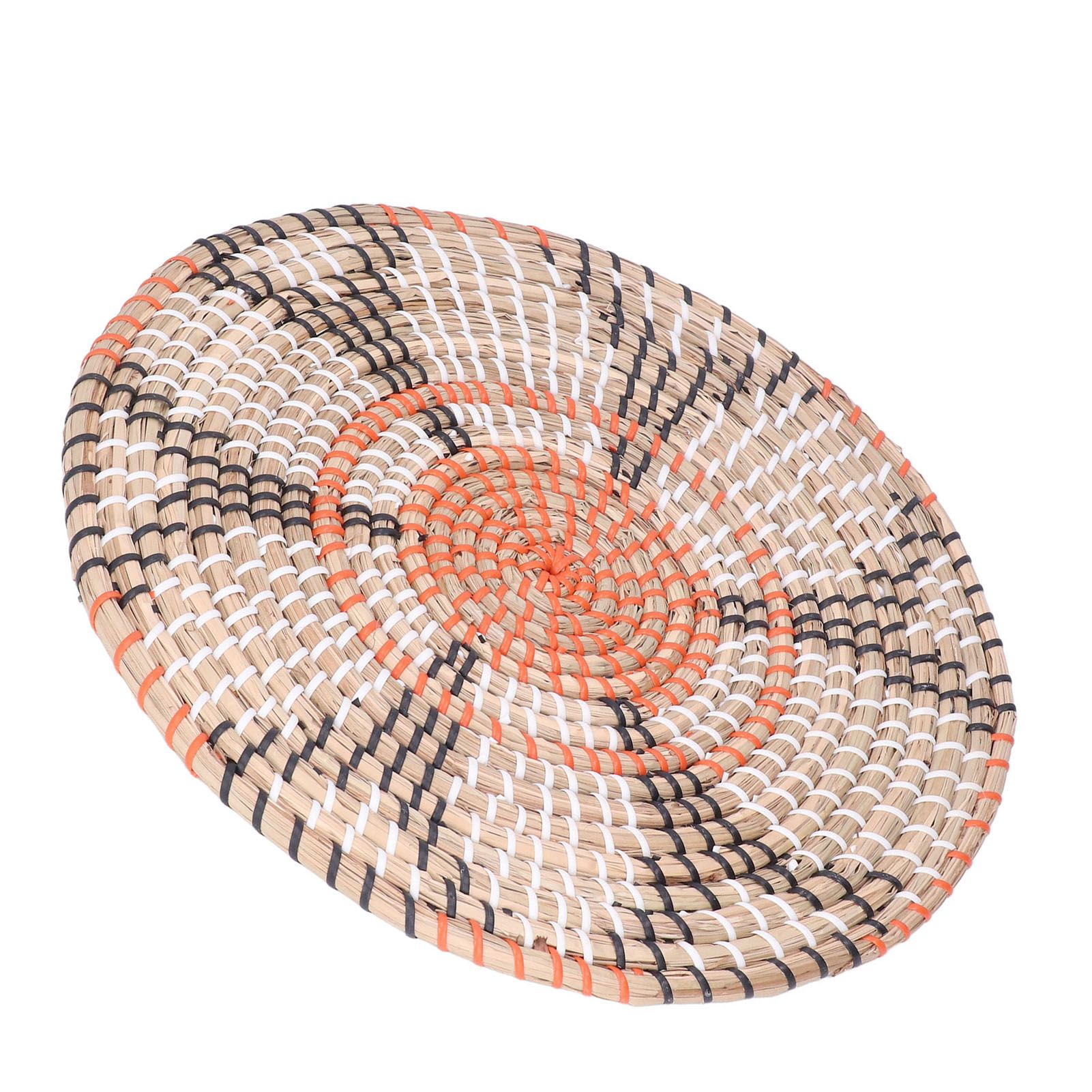 Insulation Pad Nordic Straw Woven Placemats Heat Insulation Pads Homestay Wall view 10