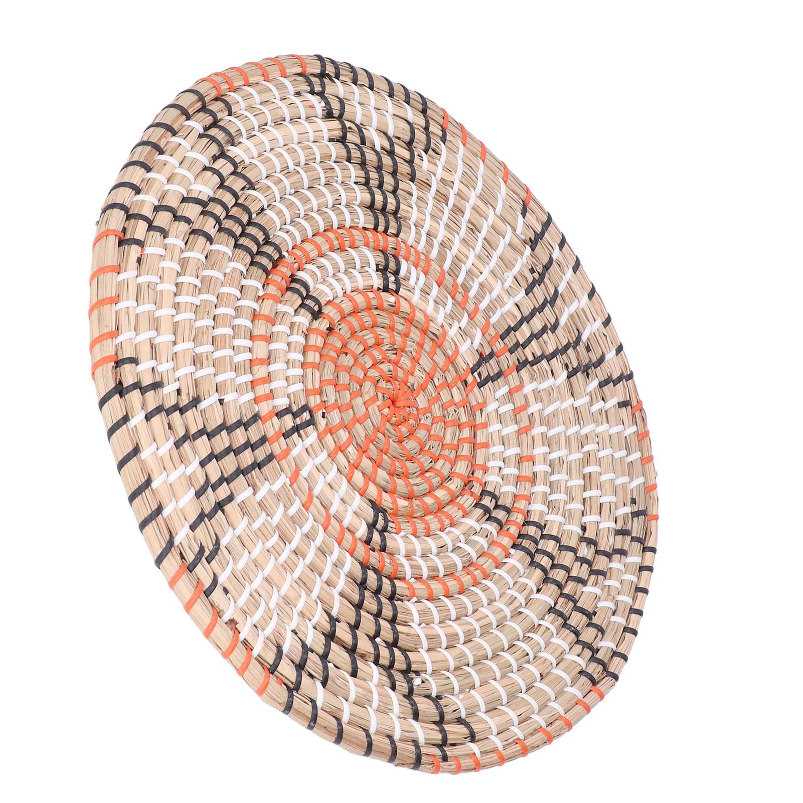 Insulation Pad Nordic Straw Woven Placemats Heat Insulation Pads Homestay Wall view 11