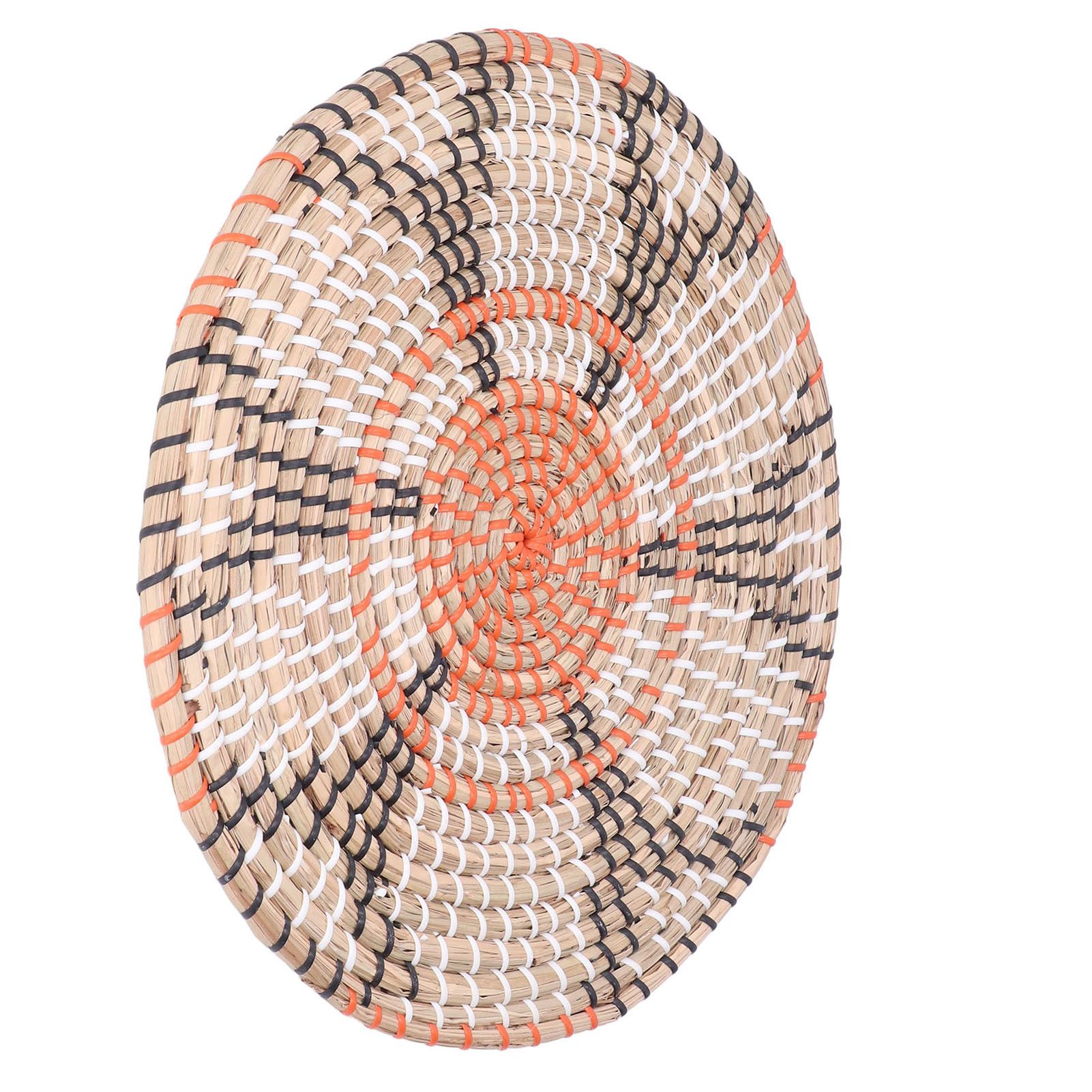 Insulation Pad Nordic Straw Woven Placemats Heat Insulation Pads Homestay Wall view 12