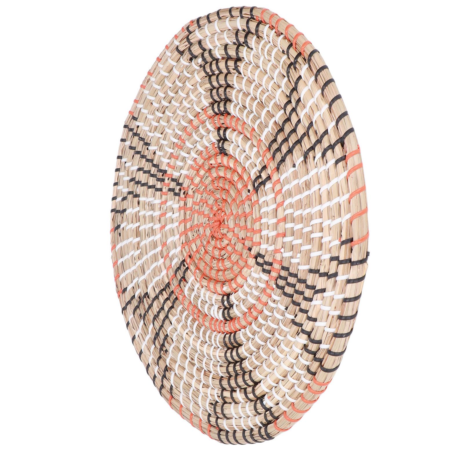 Insulation Pad Nordic Straw Woven Placemats Heat Insulation Pads Homestay Wall view 15
