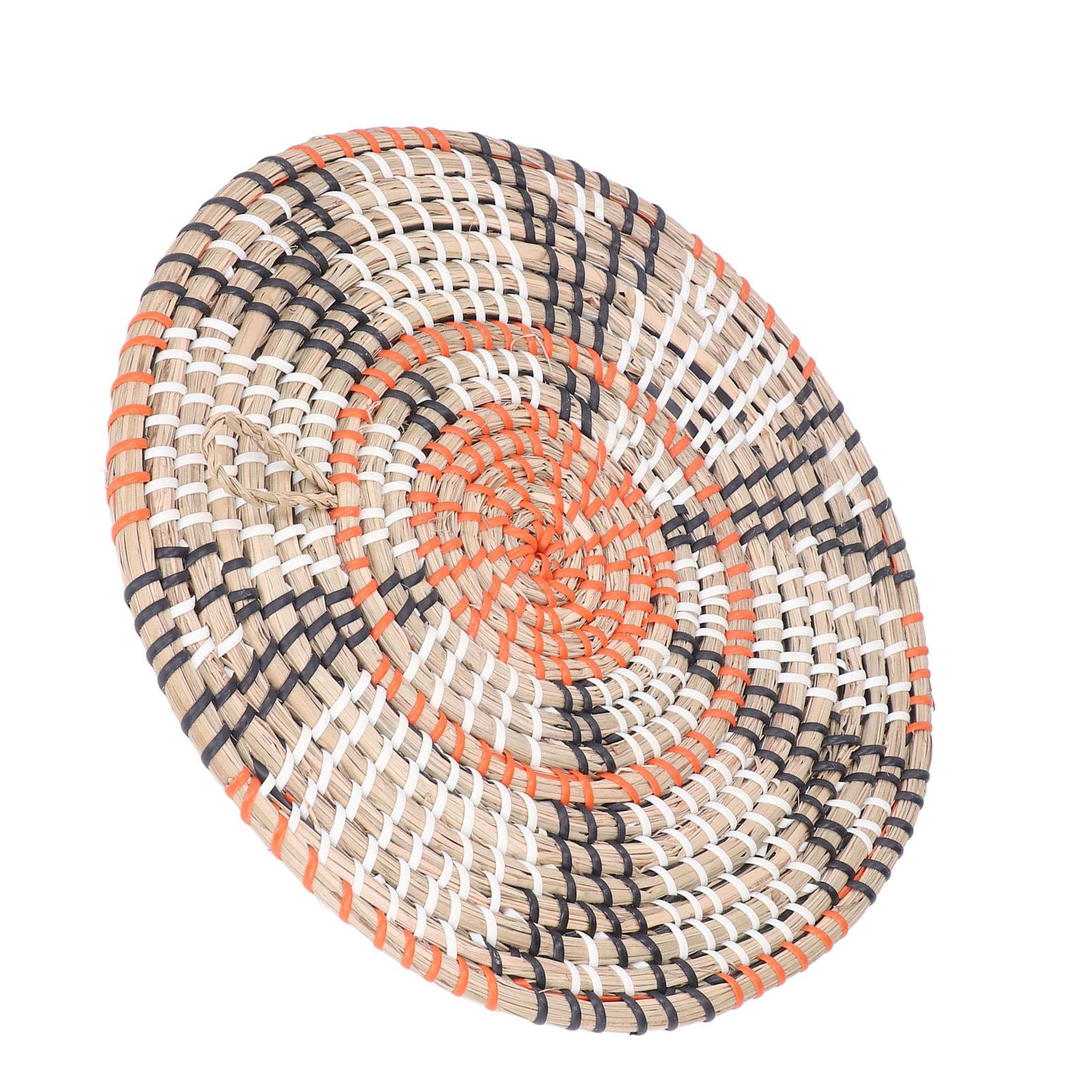 Insulation Pad Nordic Straw Woven Placemats Heat Insulation Pads Homestay Wall view 3