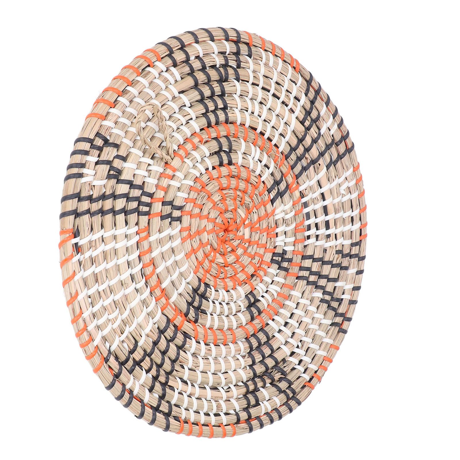 Insulation Pad Nordic Straw Woven Placemats Heat Insulation Pads Homestay Wall view 4