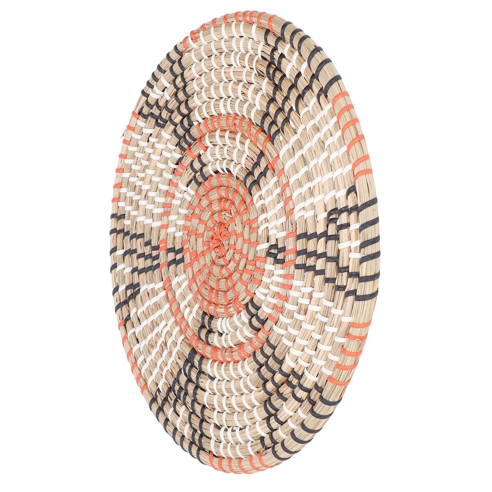 Insulation Pad Nordic Straw Woven Placemats Heat Insulation Pads Homestay Wall view 7