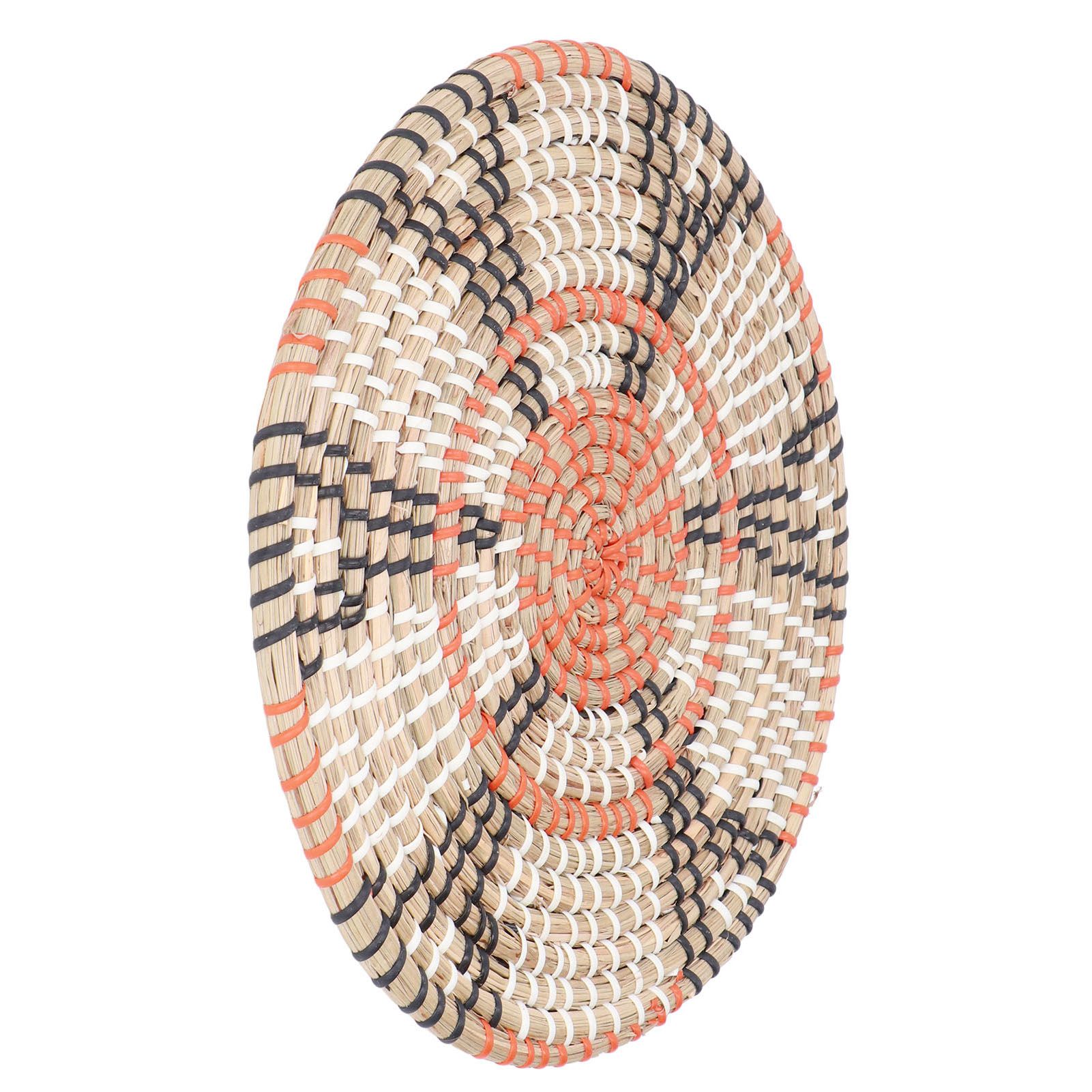 Insulation Pad Nordic Straw Woven Placemats Heat Insulation Pads Homestay Wall view 8